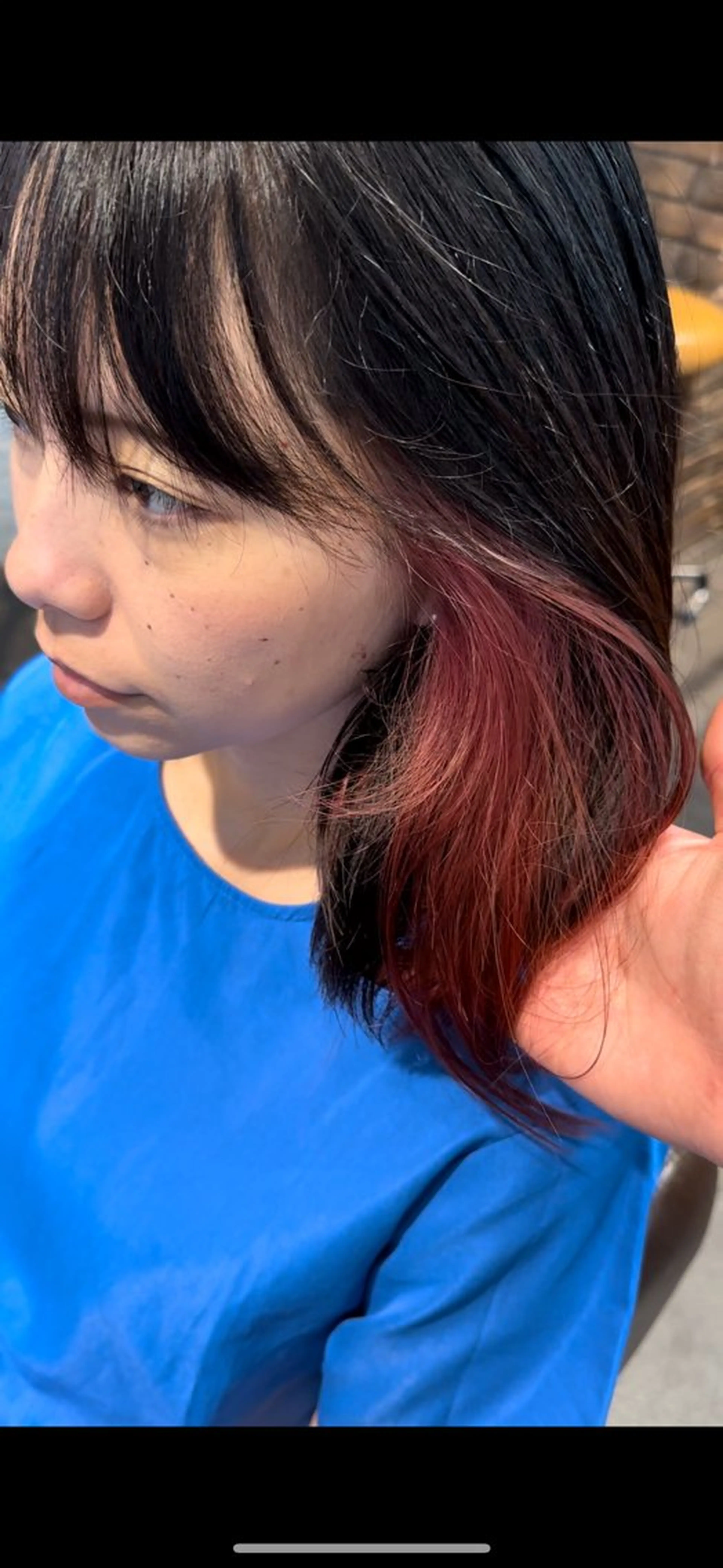 お洒落color🌟 【インナーカラーorイヤリングカラー】 ブリーチ込の写真