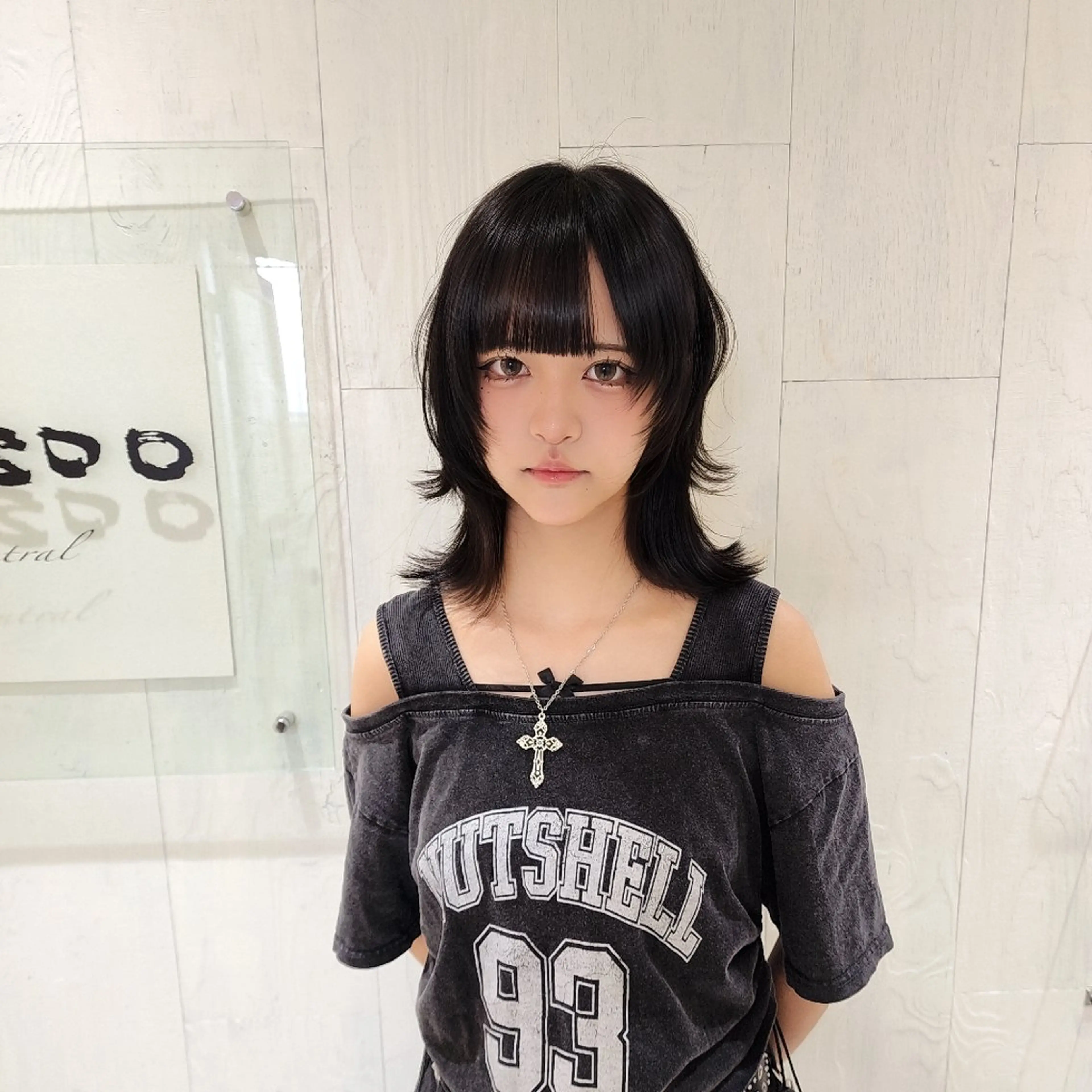 ミディアム ウルフカット カット トリートメント レイヤーカット/ ウルフカット/大橋 のヘアスタイル