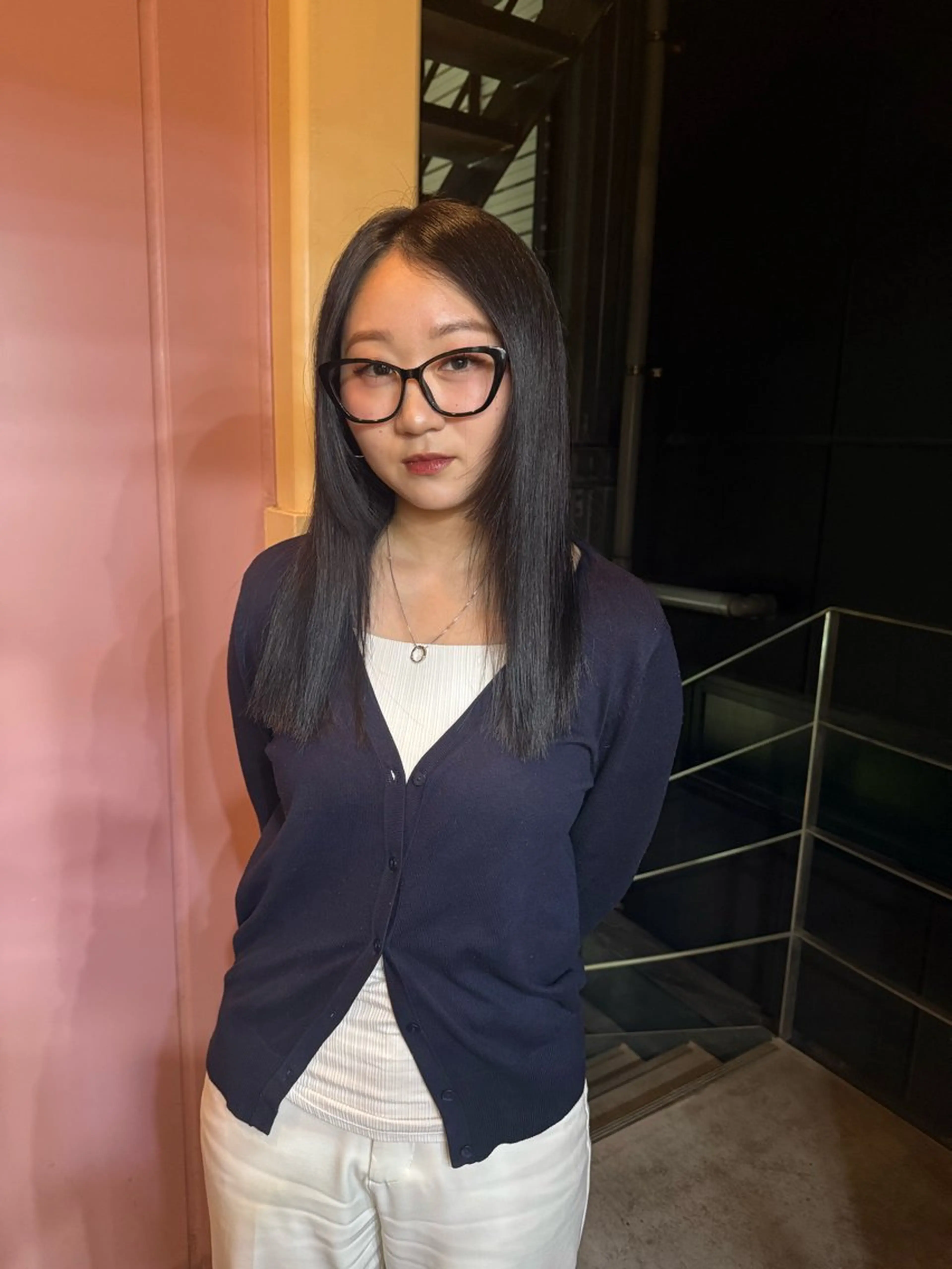 セミロング 透明感color🩵 MAYUKAのヘアスタイル