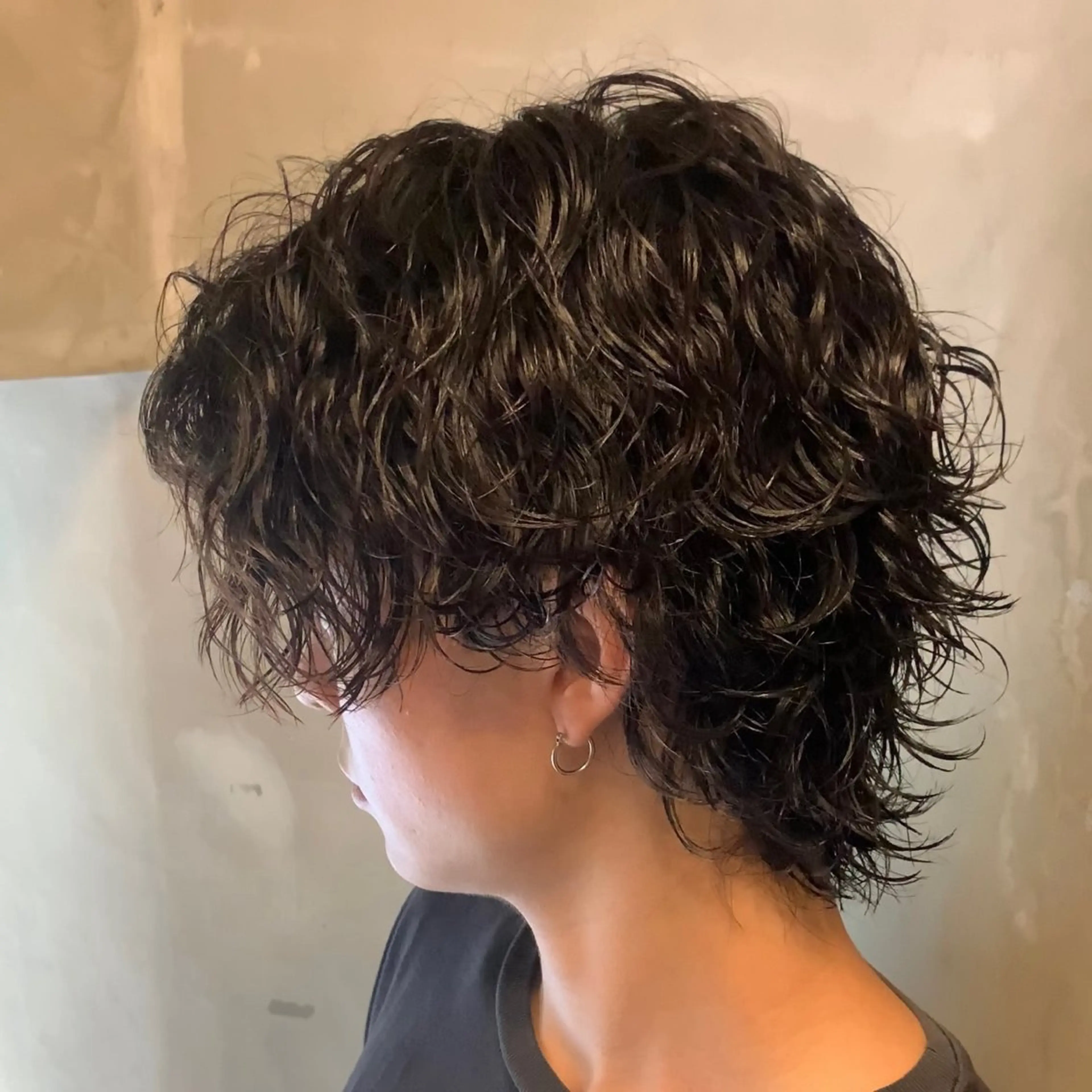 メンズ メンズウルフカット ウルフカット いざわりお /梅田/ブリーチのヘアスタイル