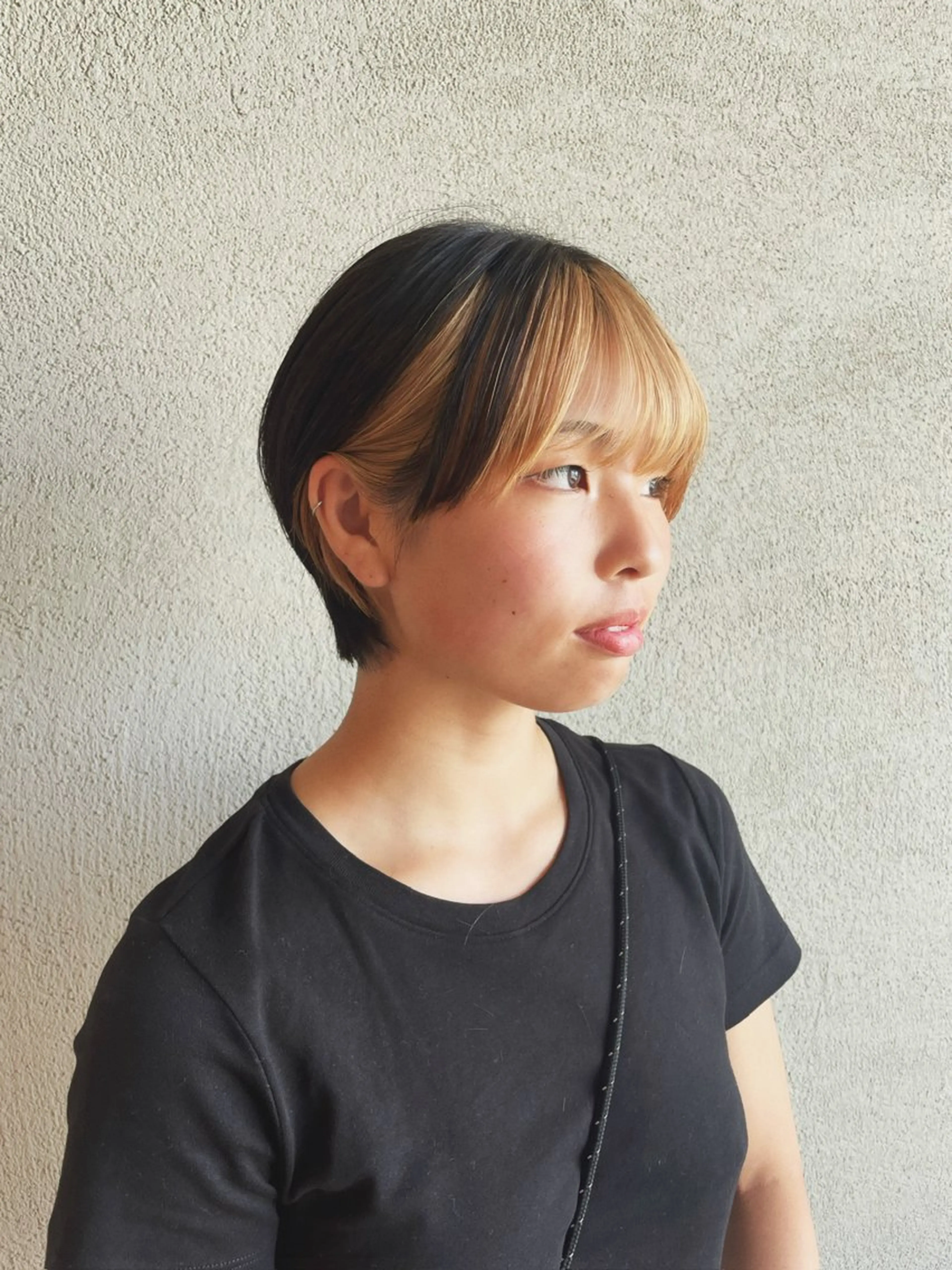 ショート カラー ショートヘア カット ヘアカラー トリートメント 神﨑優希 /髪質改善/艶カラーのヘアスタイル