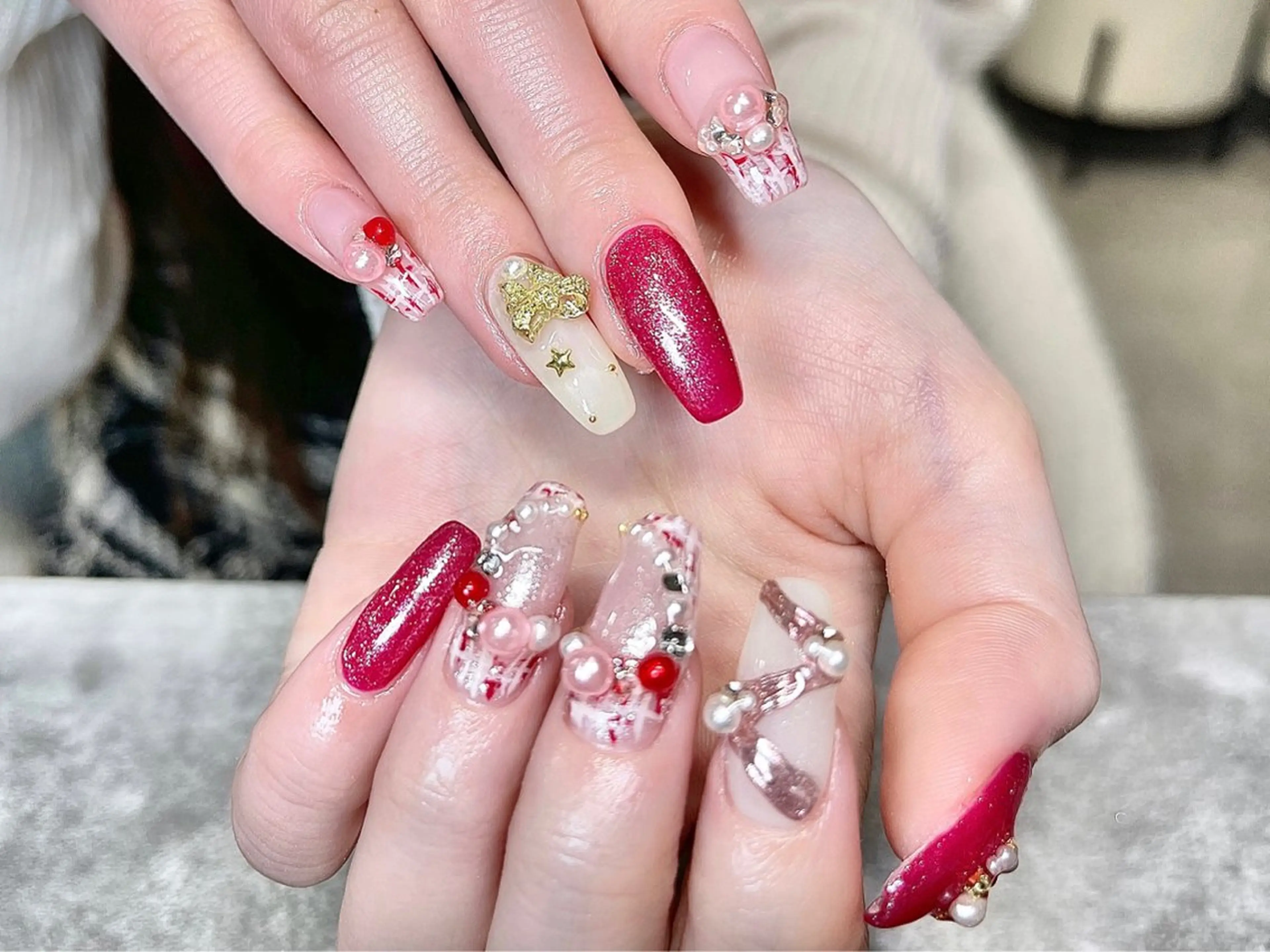 ネイル ハンドネイル glance nailのネイルデザイン