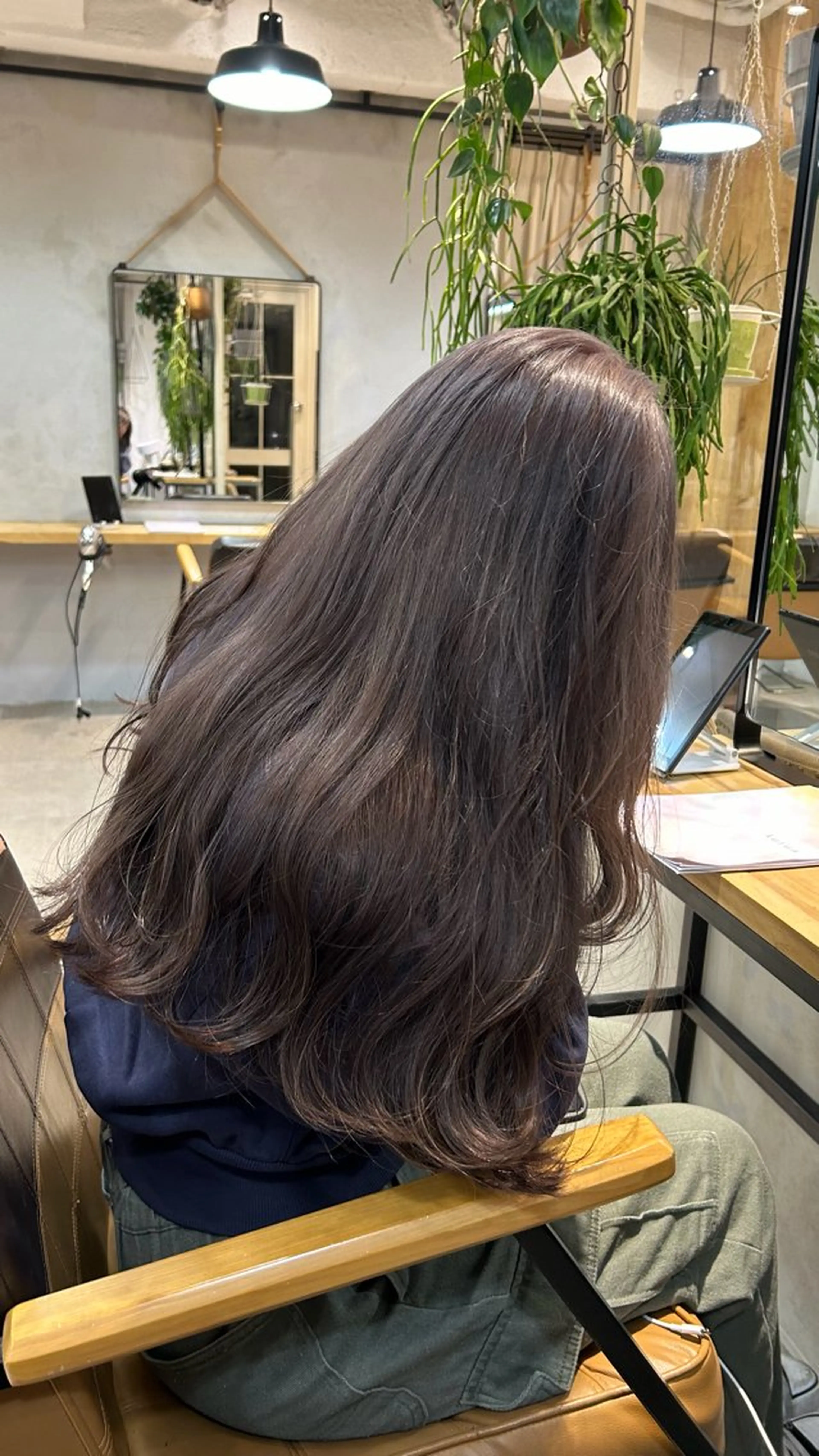 ロング カラー ヘアカラー トリートメント じゅわっと暖色カラー 🍊Moemiのヘアスタイル