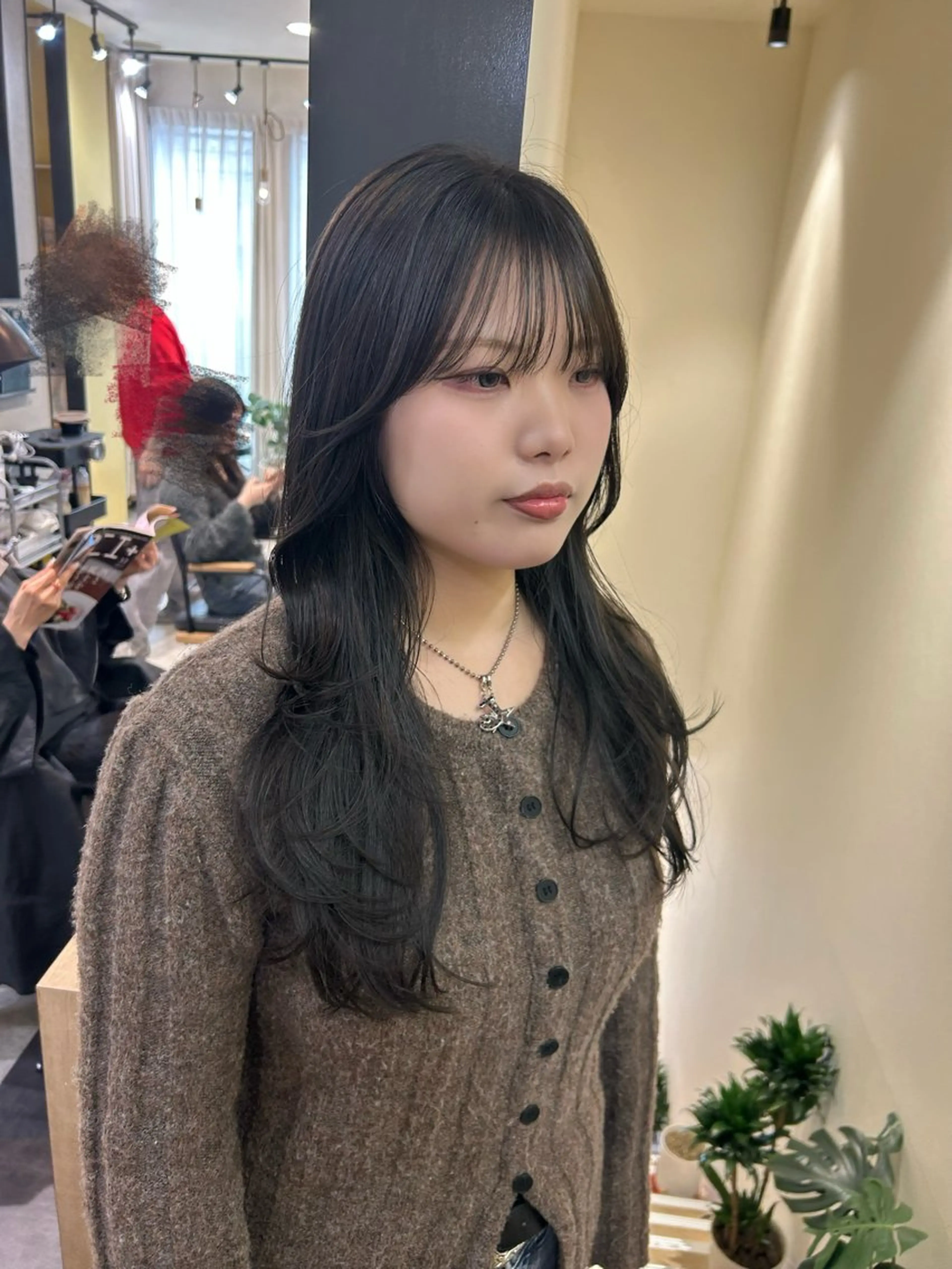 ロング カラー ロングレイヤー 透明感カラー レイヤーカット ロング カット ヘアカラー トリートメント hub hair レイヤー/透明感のヘアスタイル