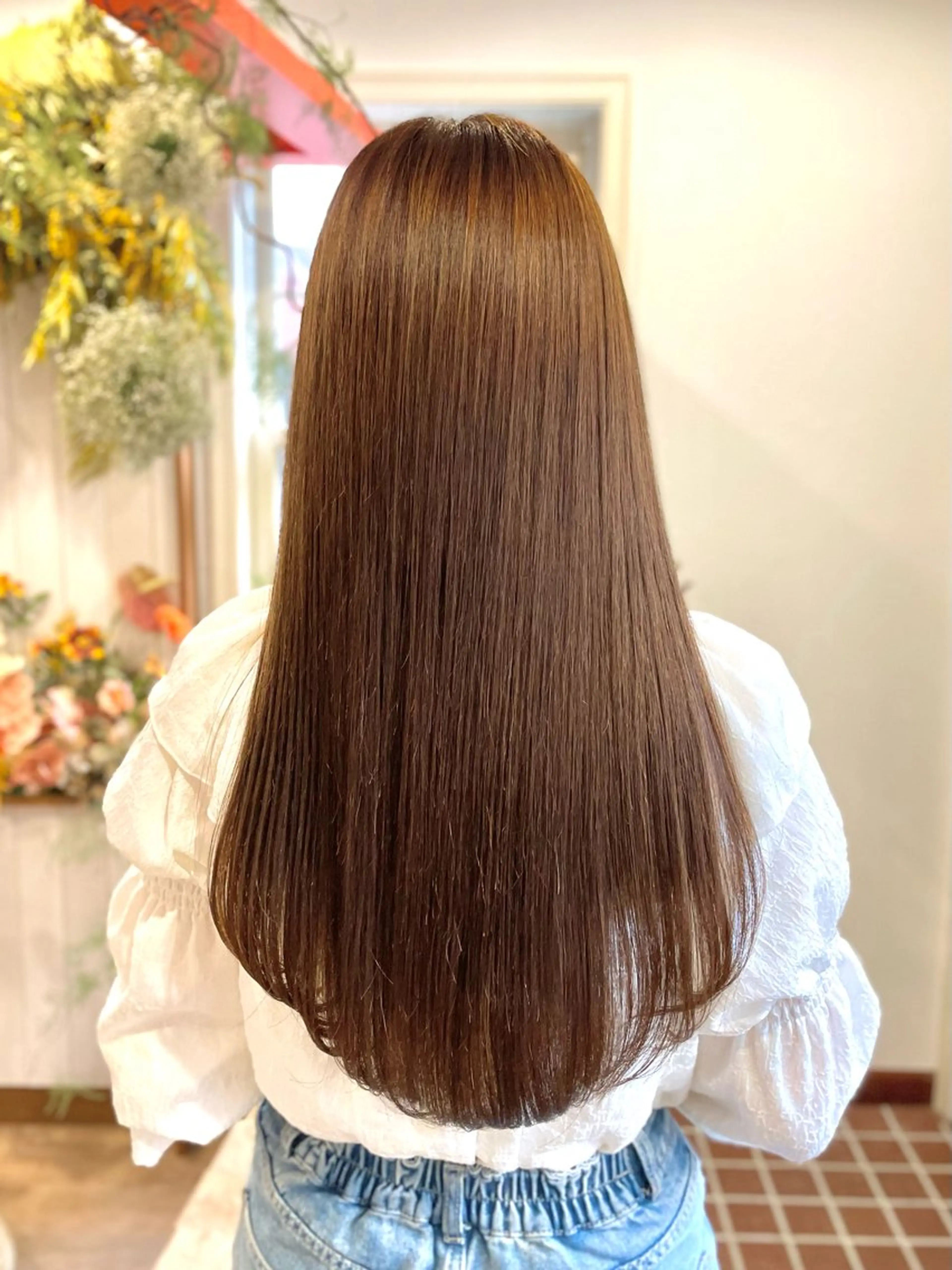 ロング 髪質改善 カット ヘアカラー 縮毛矯正 トリートメント 表参道/髪質改善/ 髪質改善カラー/遠藤のヘアスタイル