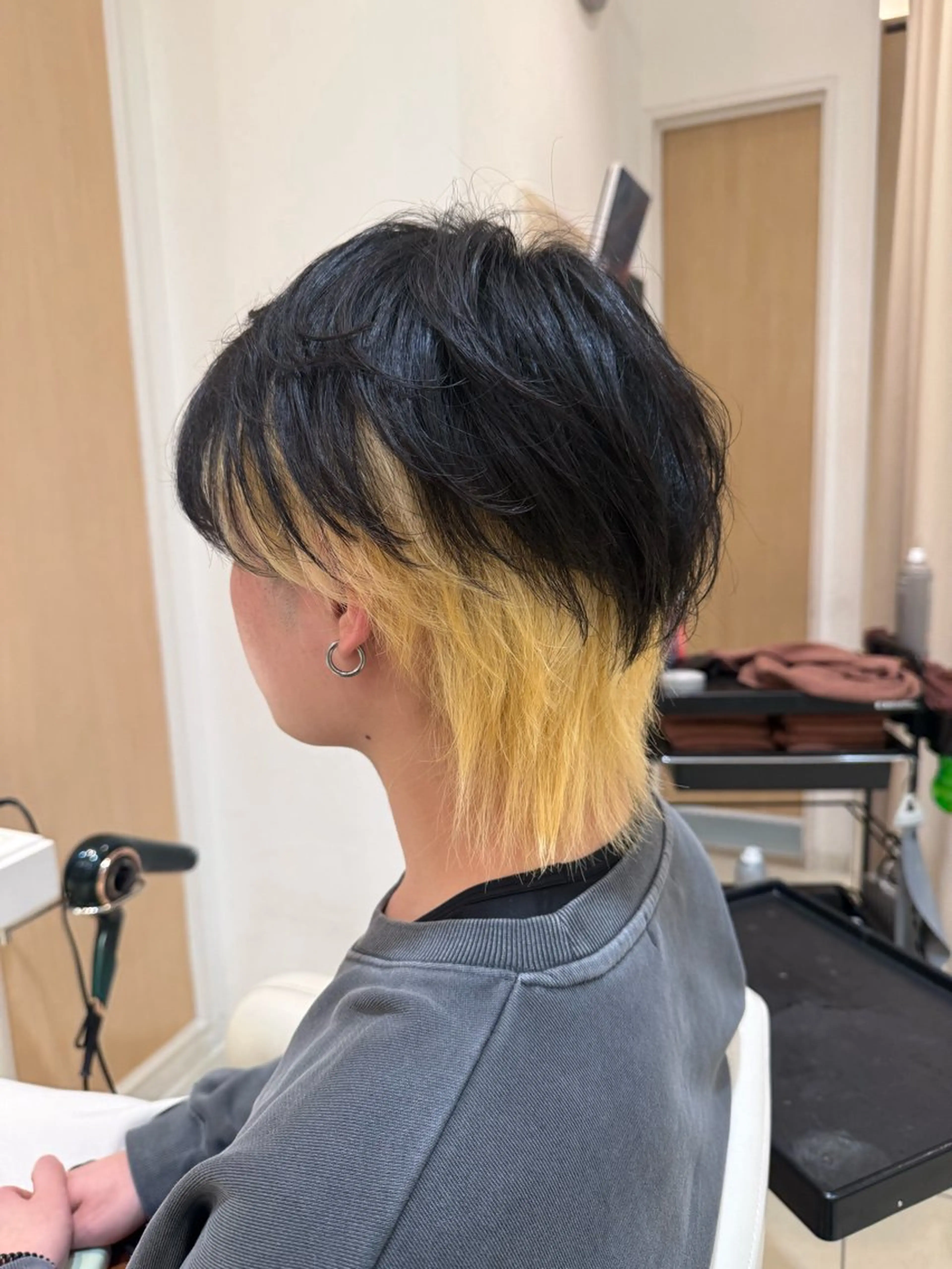 ショート カラー メンズ カット ヘアカラー メンズ特化型美容師 栗山勇人のヘアスタイル