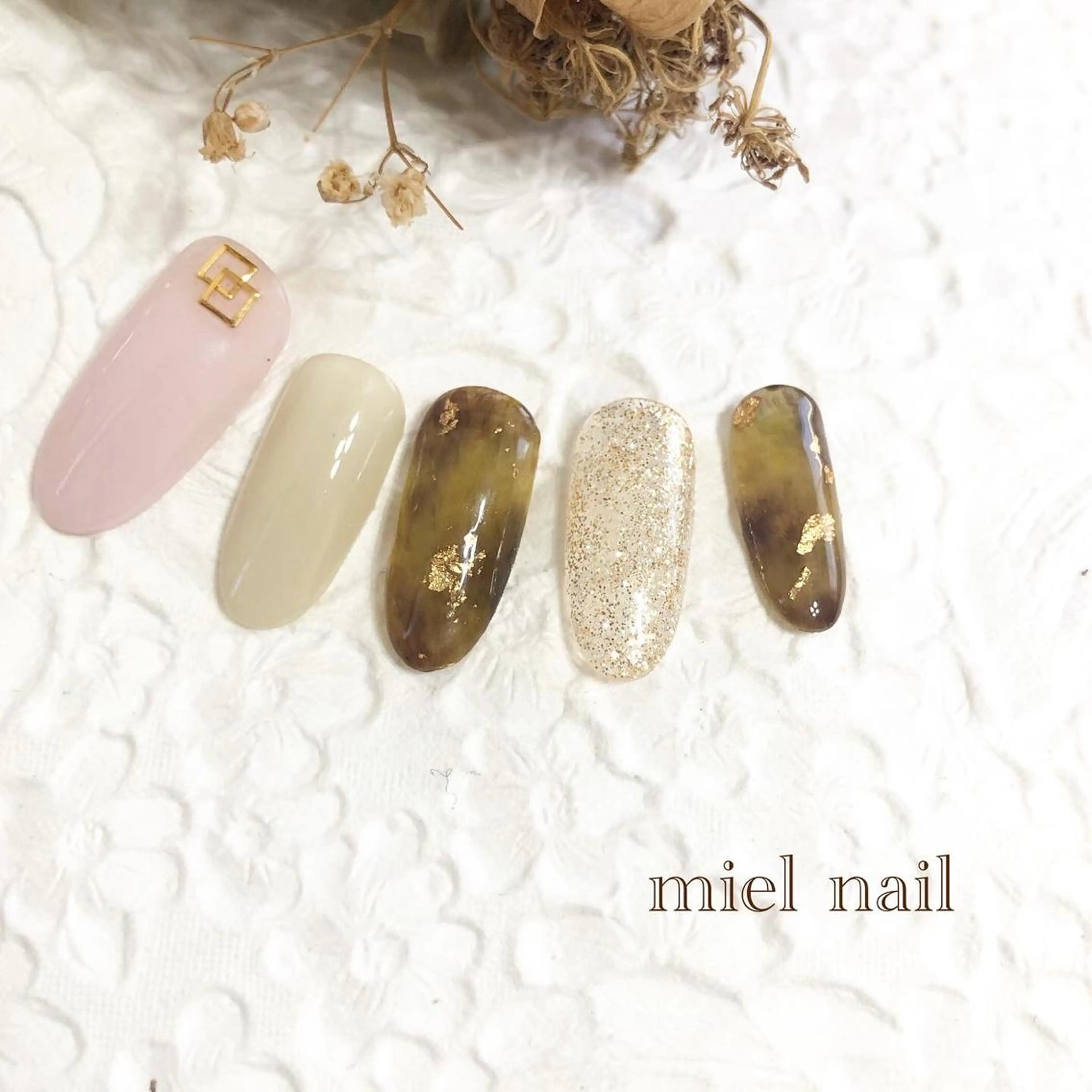 ネイル ハンドネイル miel nailのネイルデザイン