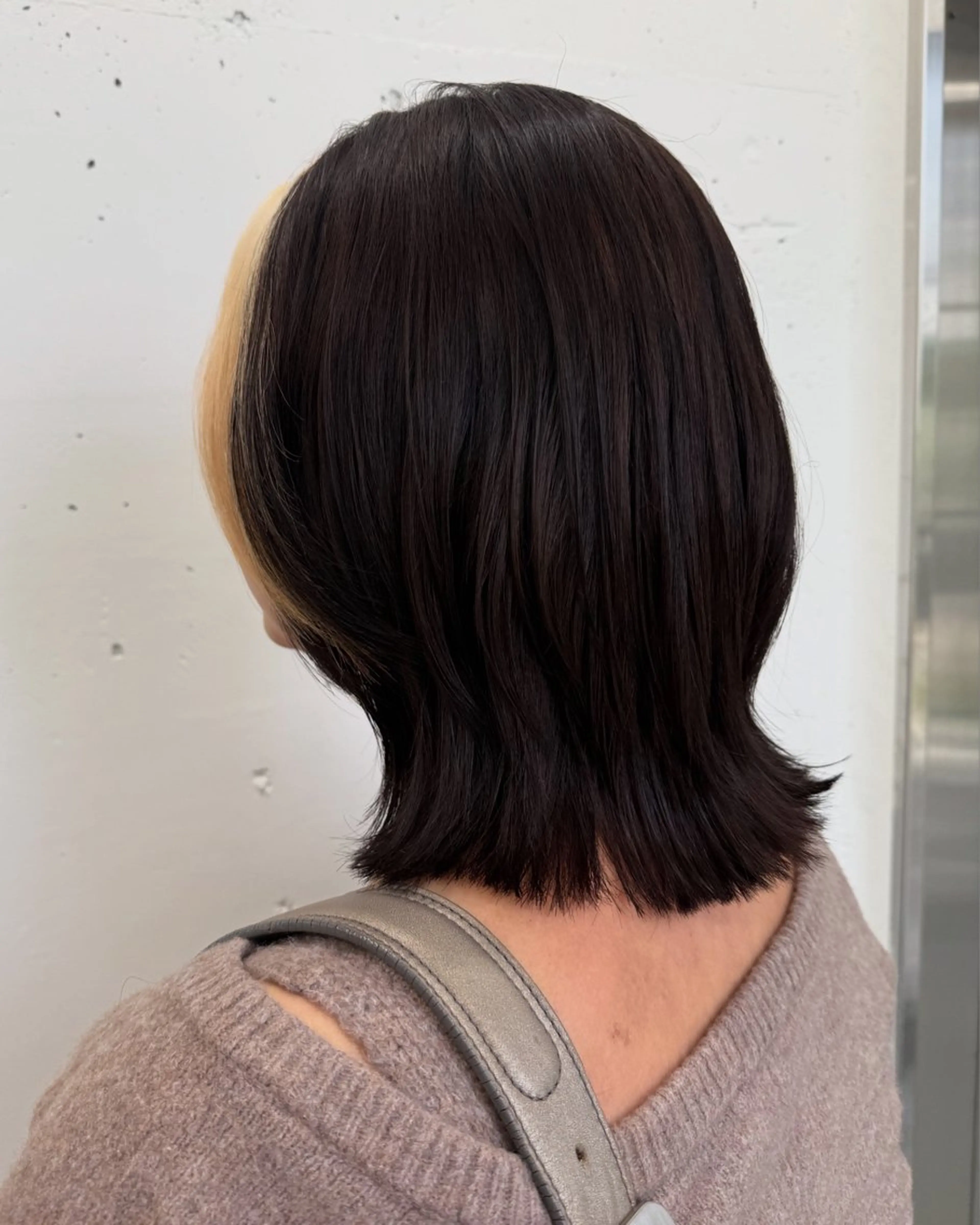 ミディアム ミストバング メンズ特化美容師/栄 /本間さつきのヘアスタイル