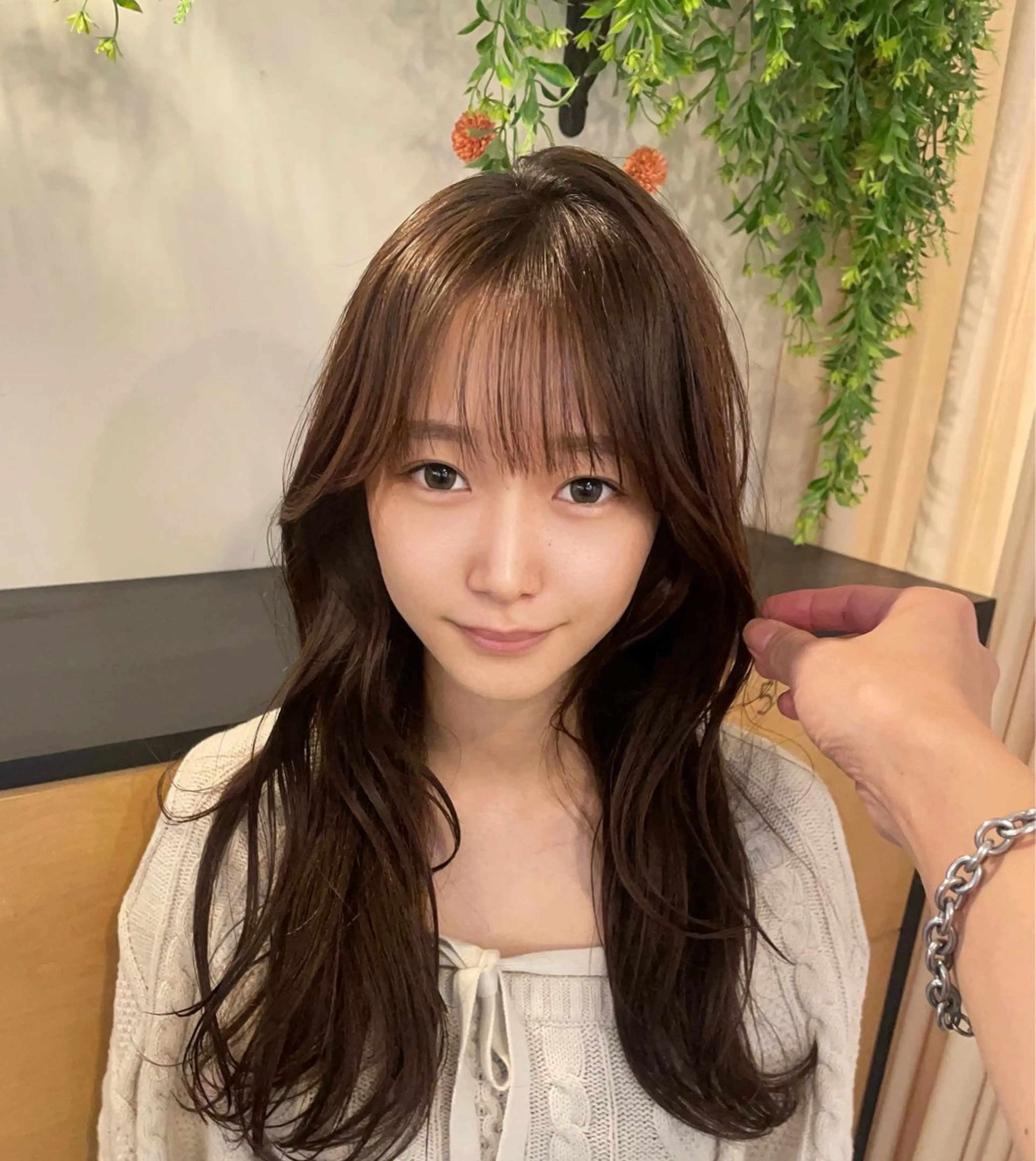 ロング カラー ブラウンカラー チョコレートブラウン モテるブラウンカラー の達人Tomoyaのヘアスタイル