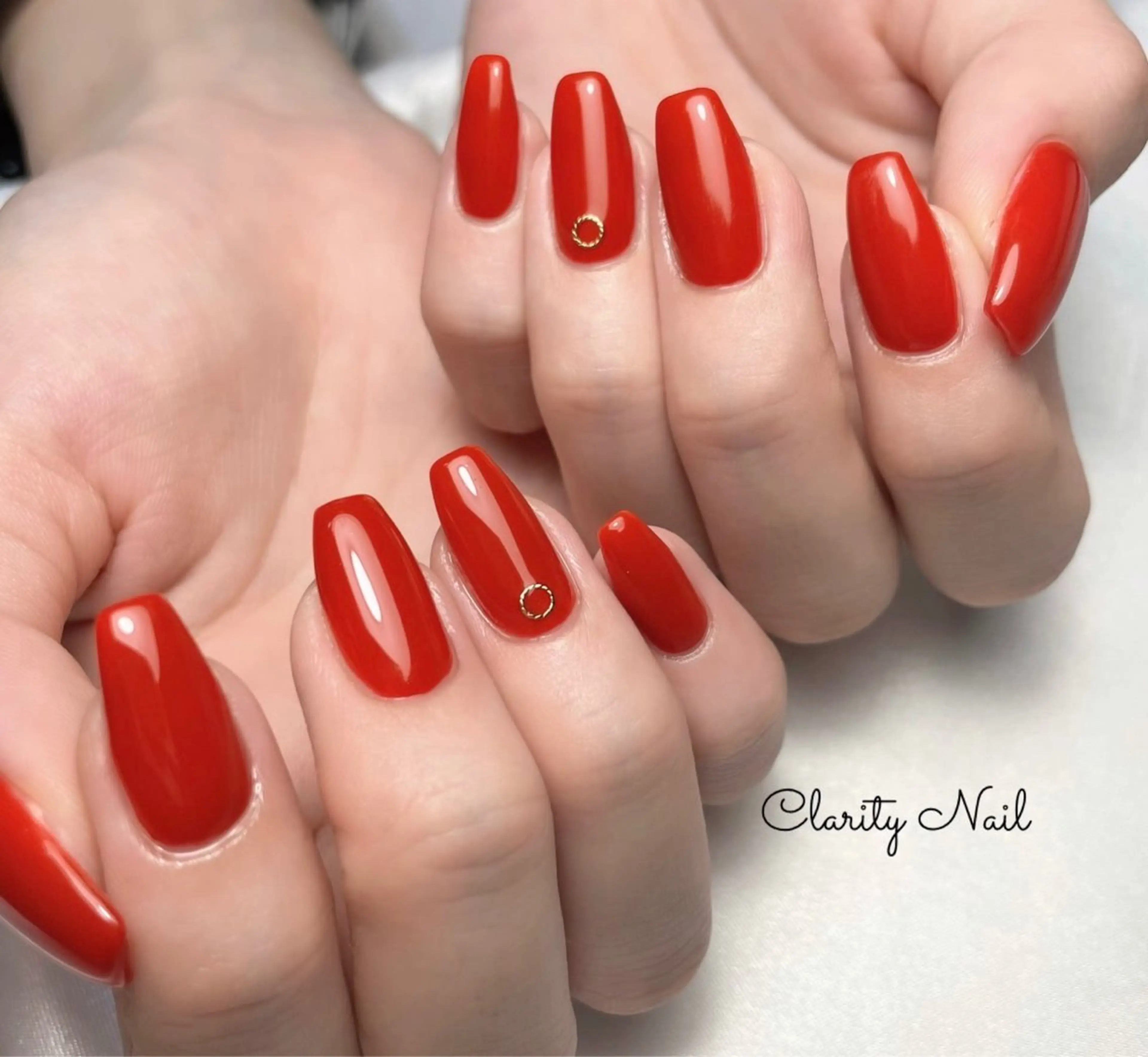 ネイル ワンカラーネイル ハンドネイル Clarity Nailのネイルデザイン