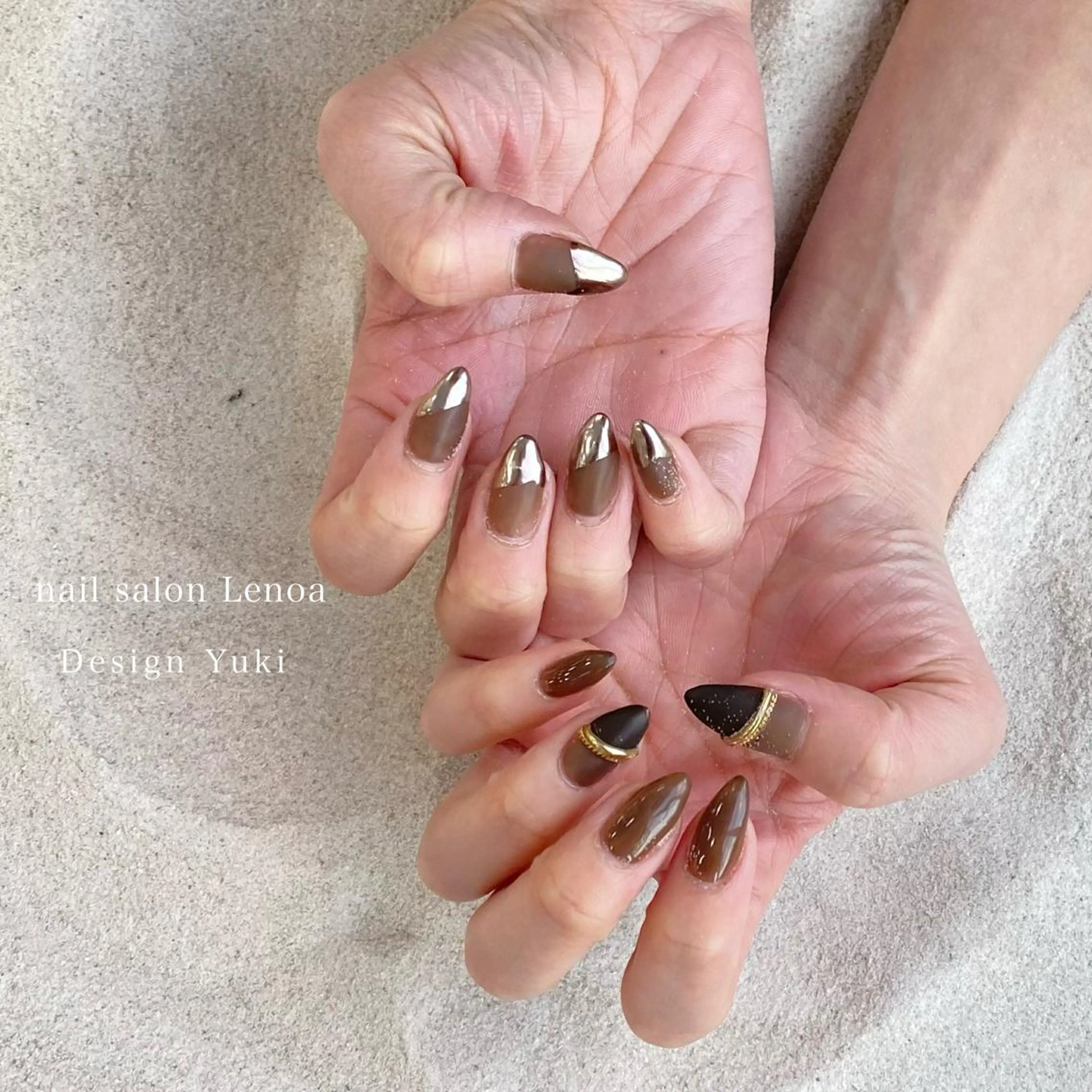 ネイル ハンドネイル Lenoa Yukiのネイルデザイン