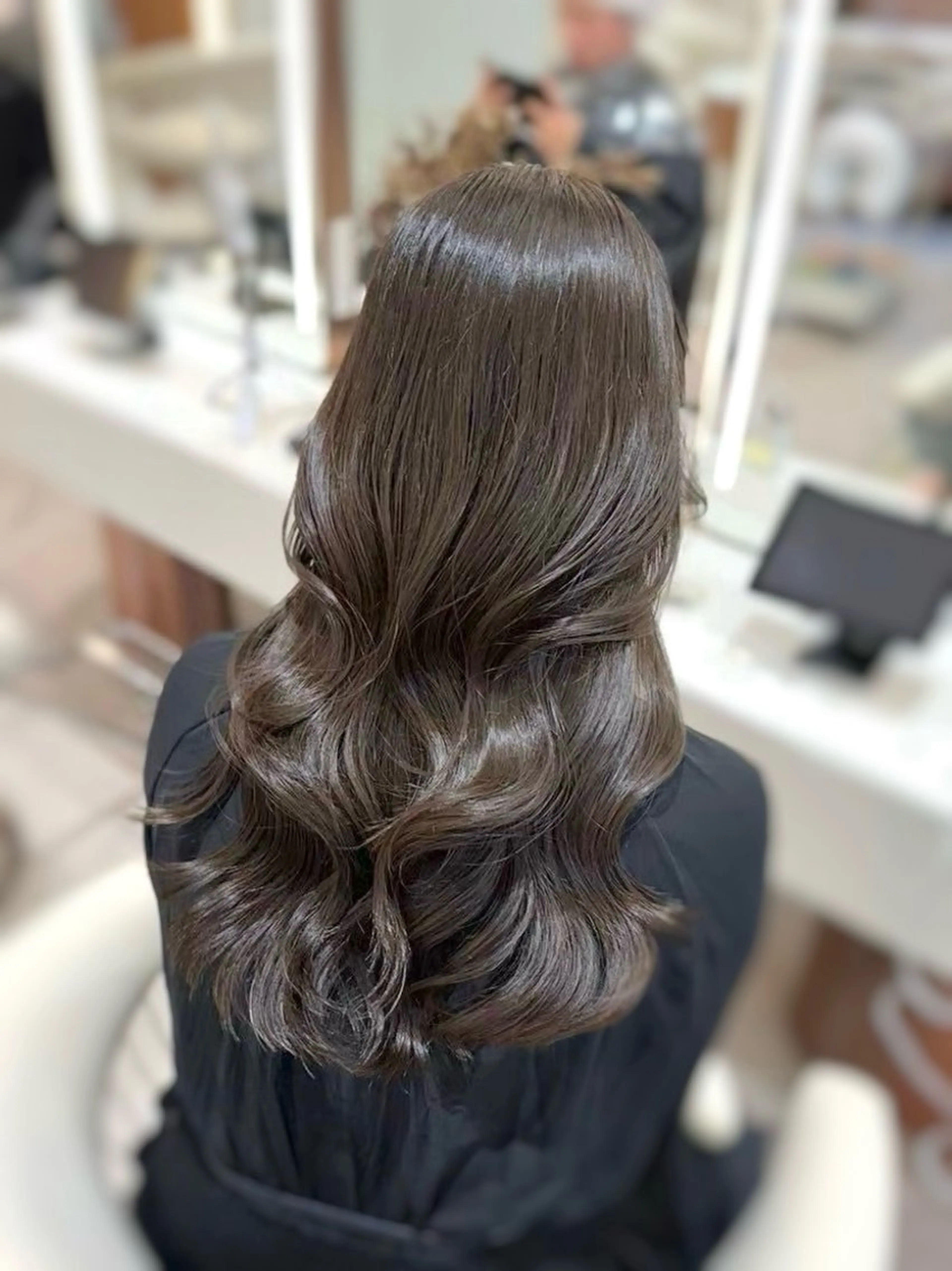 ロング カラー ブラウンカラー ナチュラルブラウン レイヤーカット カット ヘアカラー トリートメント レイヤー/ハッシュ 渋谷/サッタのヘアスタイル