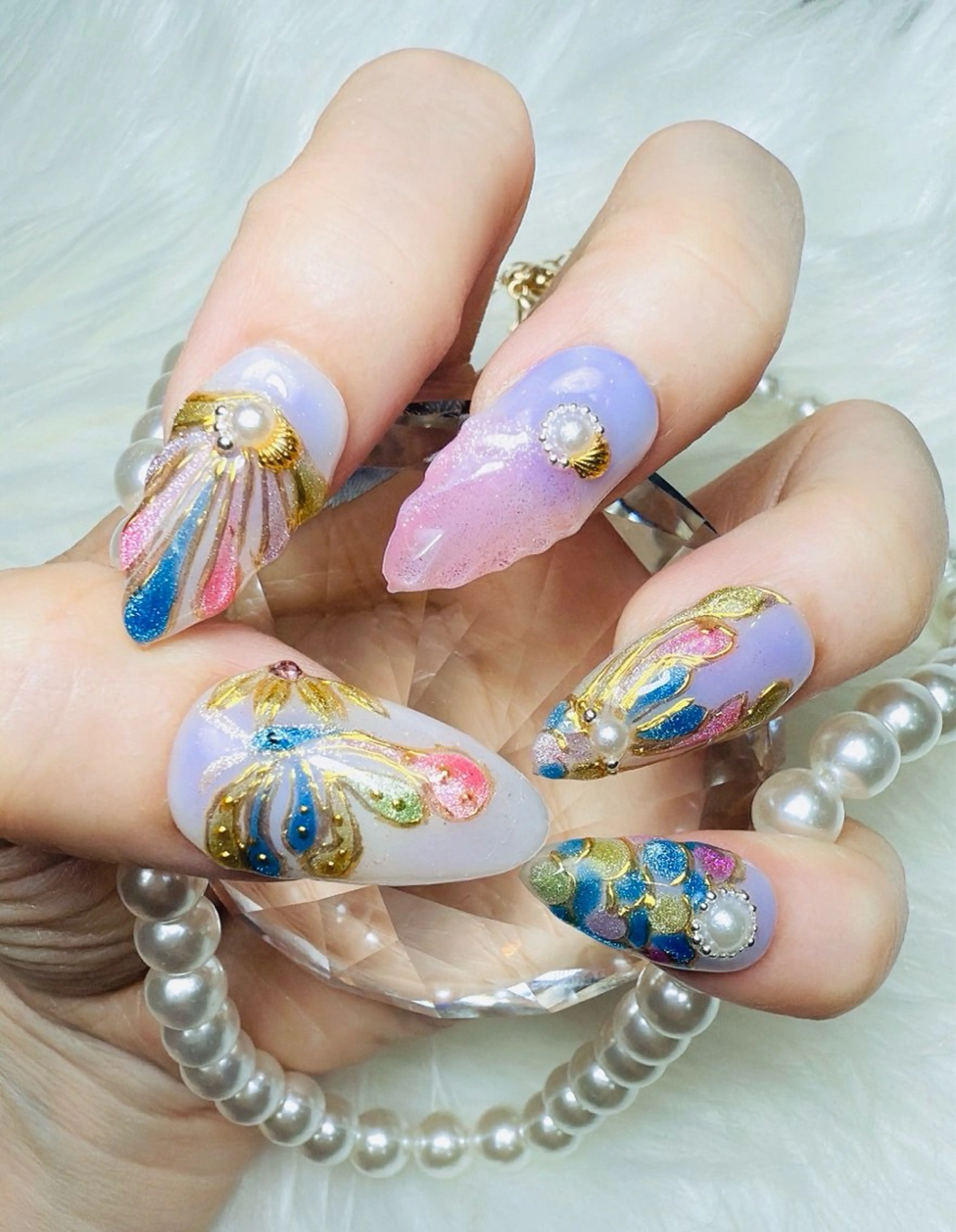 ネイル beauty park partage所属・藤 井のネイルデザイン