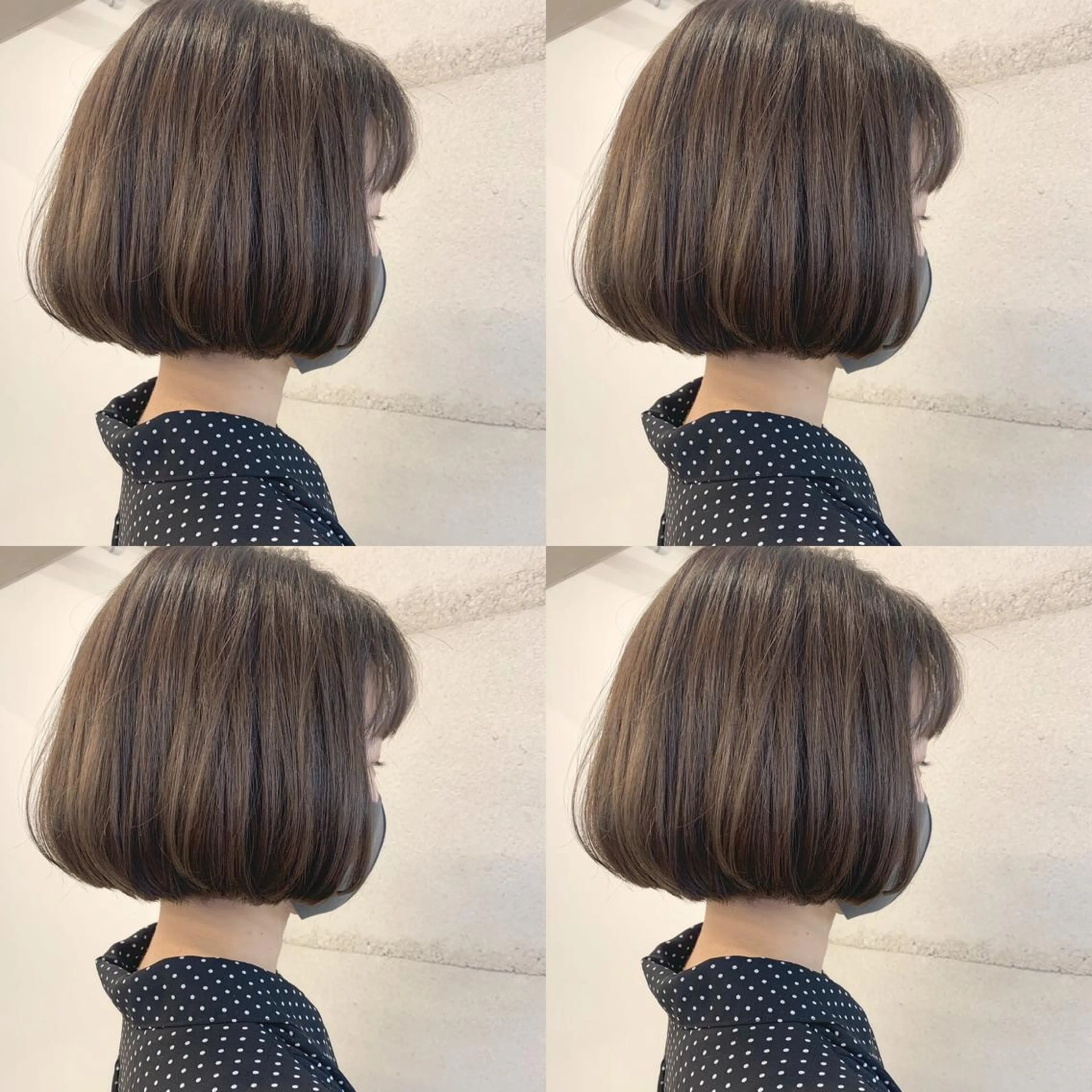 ショート カラー 透明感/オリーブ/ グレージュ/YUKAのヘアスタイル