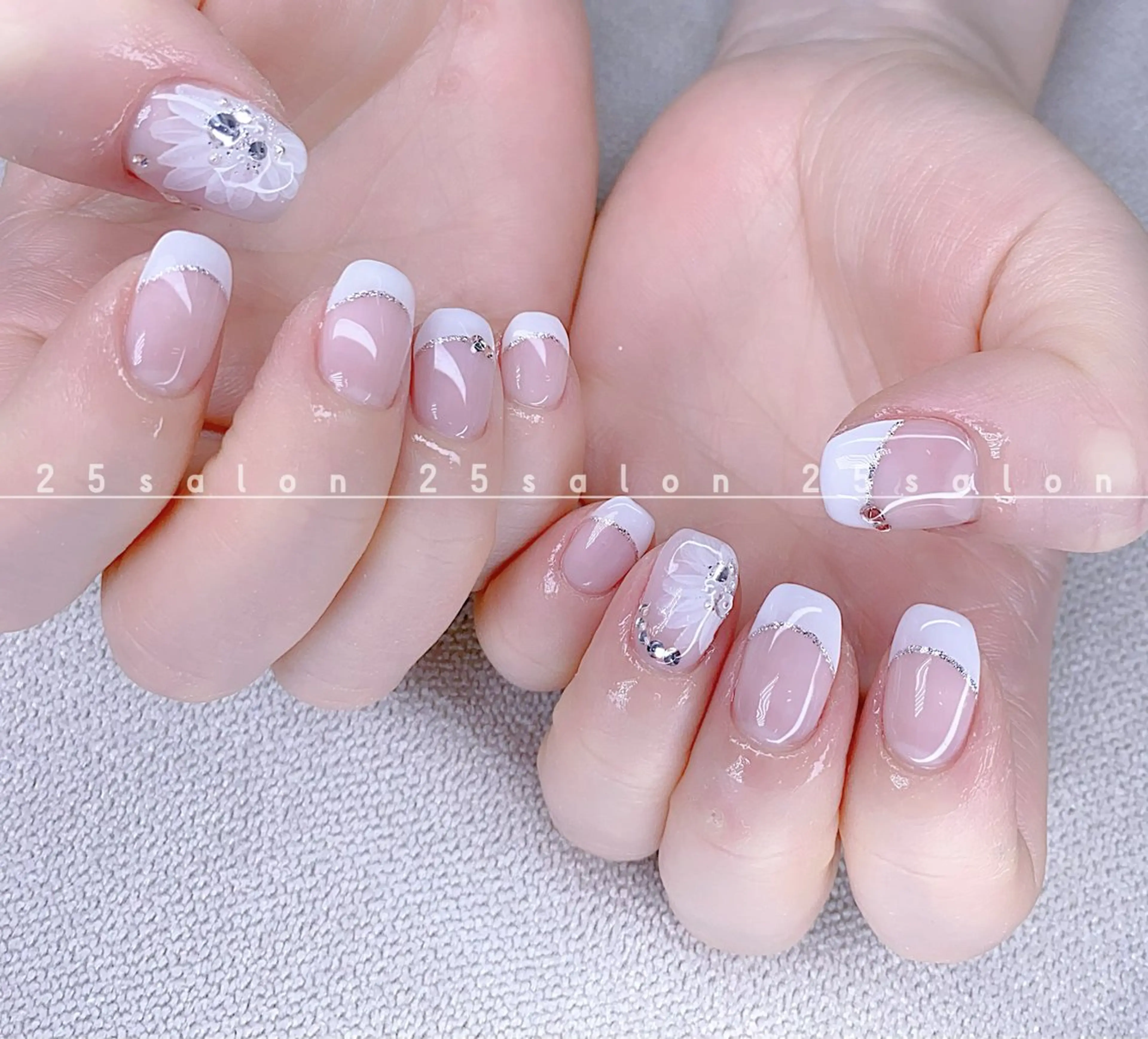 ネイル オーロラネイル チークネイル フットネイル フレンチネイル ジェルネイル 2 5のマツエク・マツパデザイン