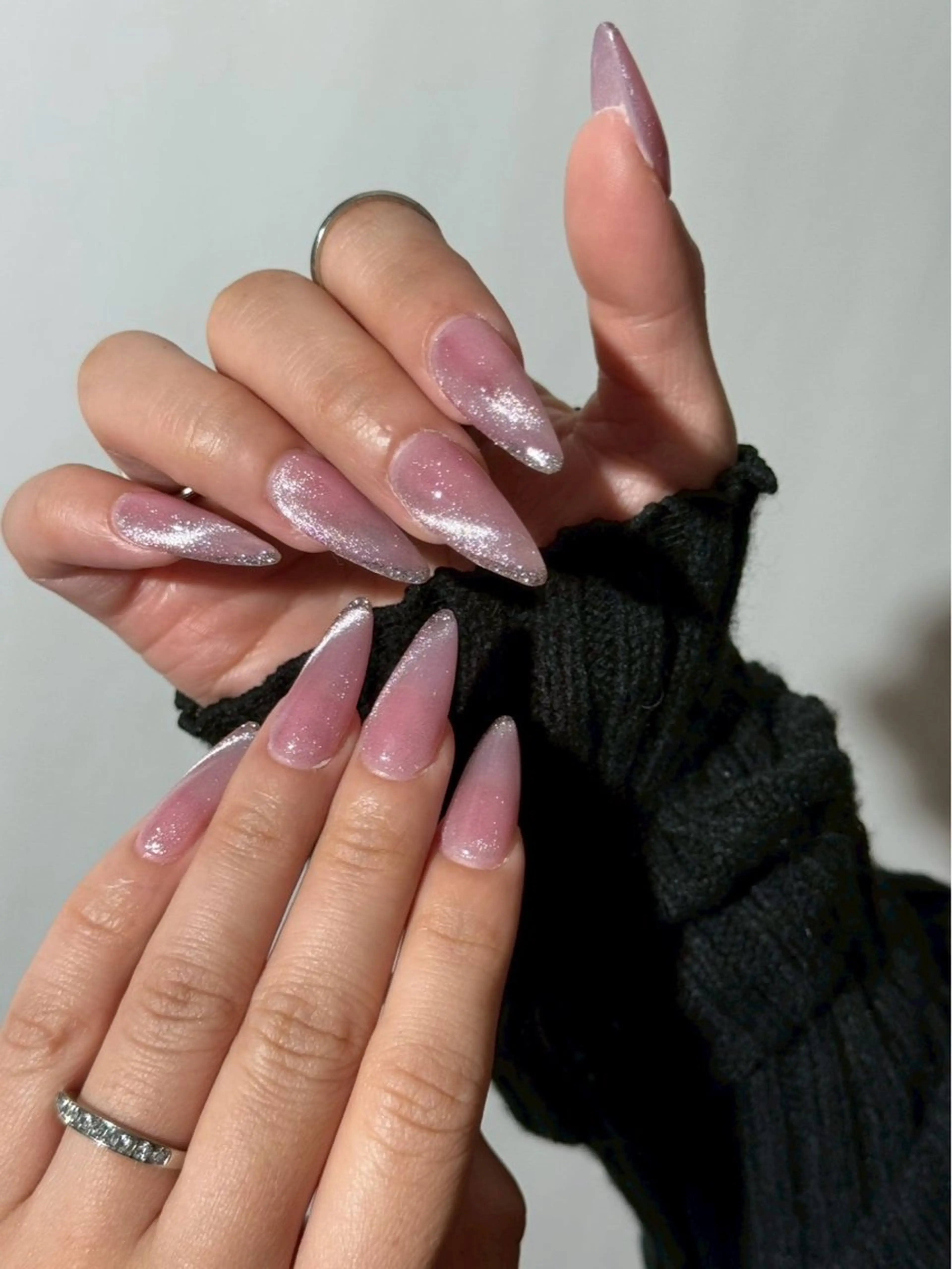 ネイル フラッシュネイル マグネットネイル ハンドネイル 【ＯＲＧＡＮ】 nailのネイルデザイン