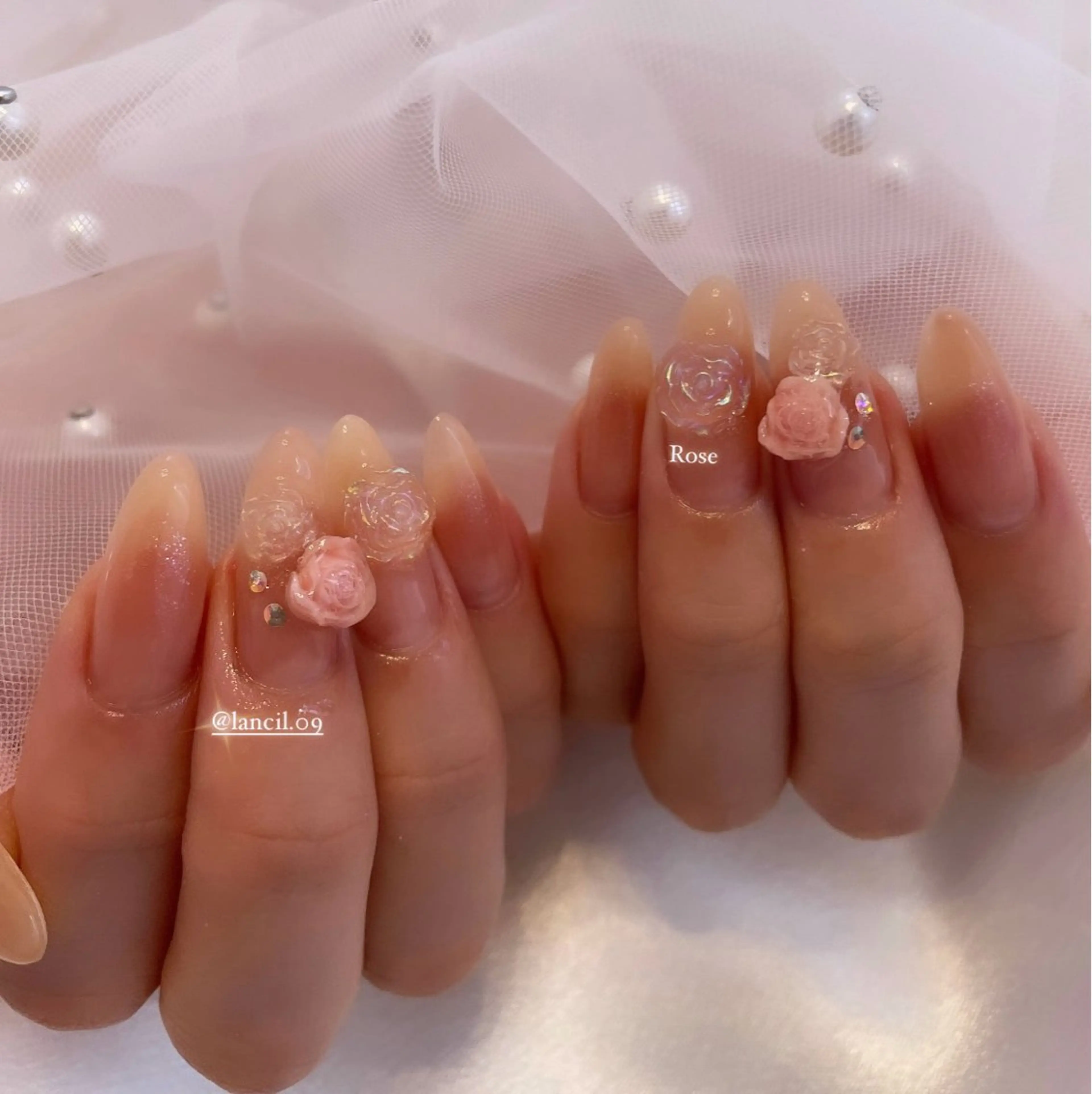 ロング ロング Lancil kurumiのネイルデザイン