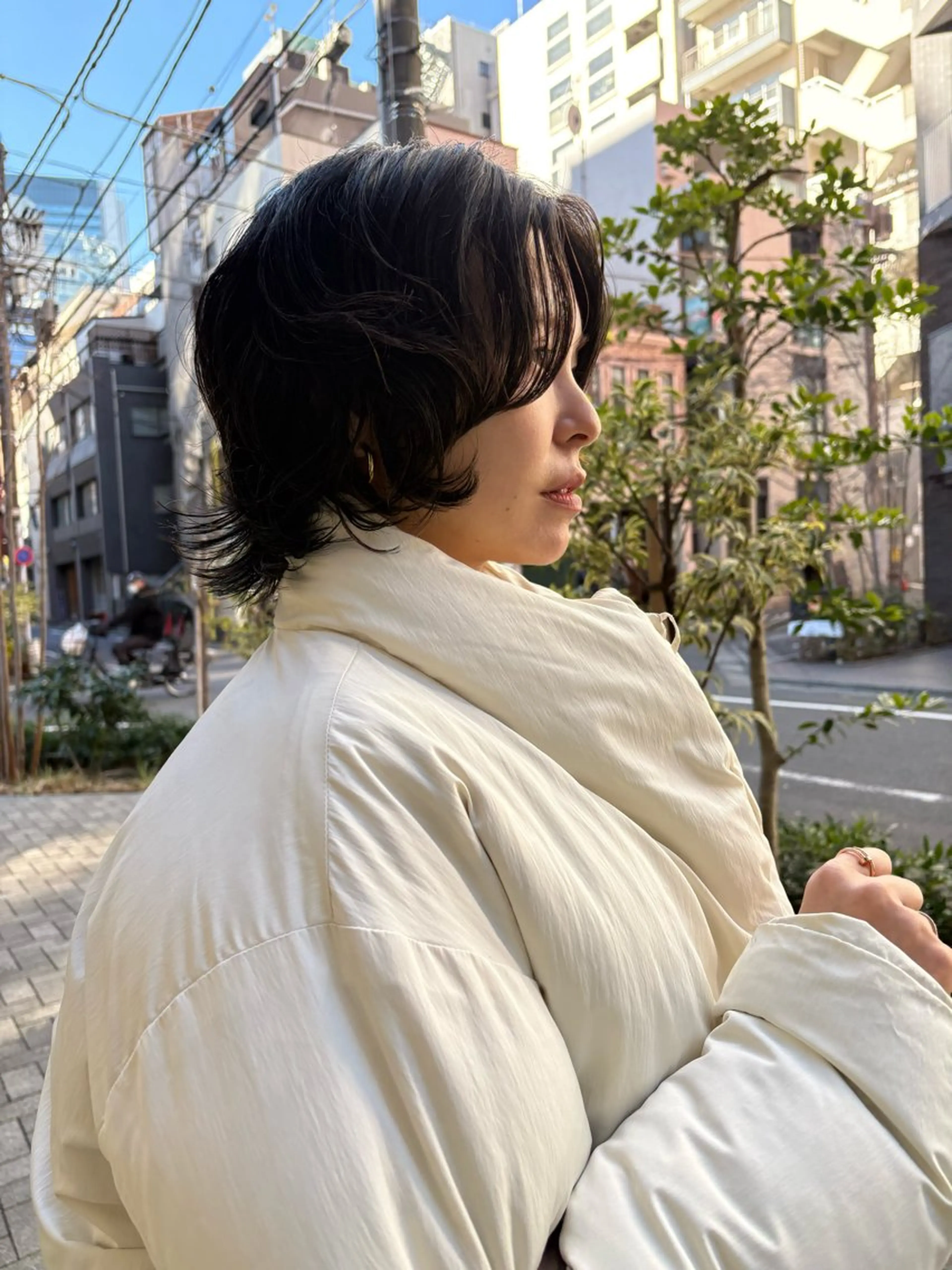 ショート パーマ カット パーマ NOUN所属・eri kinjoのヘアスタイル