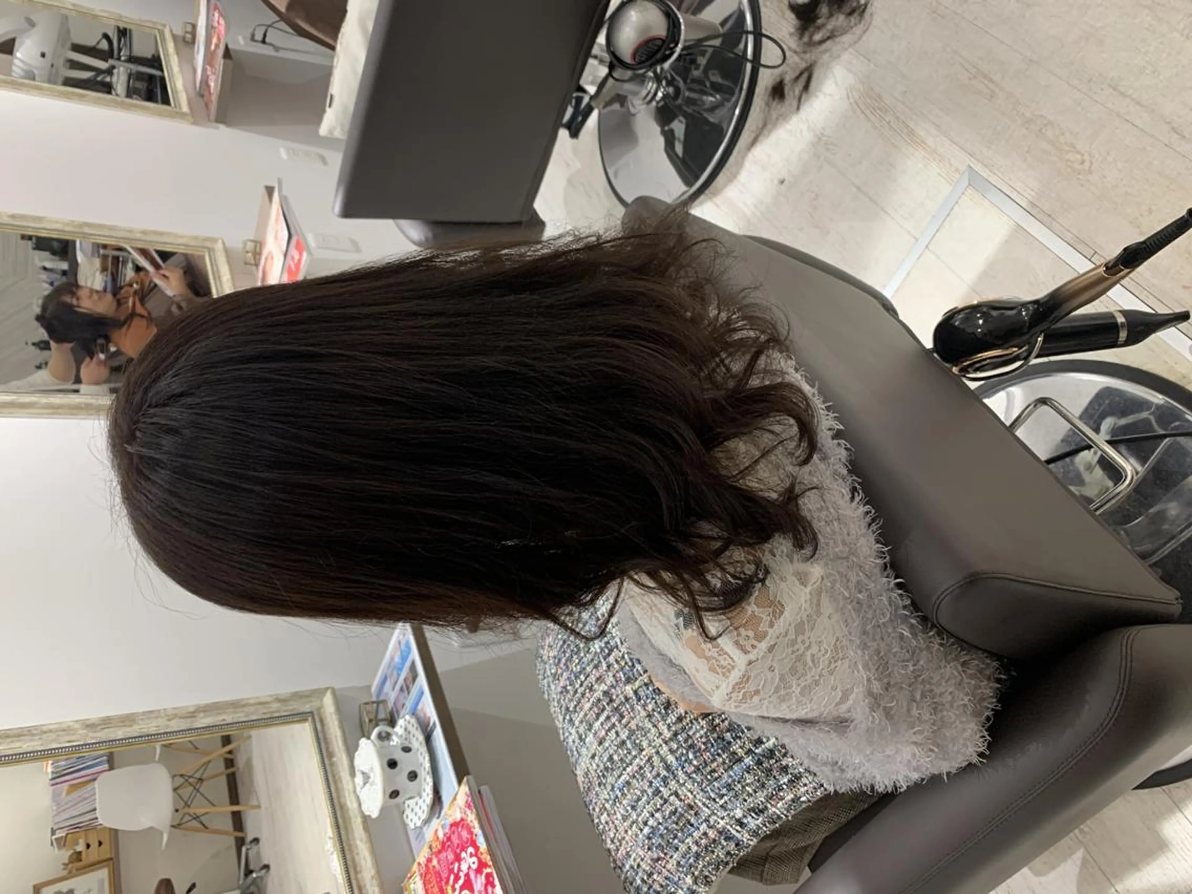 ロング カラー パーマ 瀬尾 由希菜のヘアスタイル