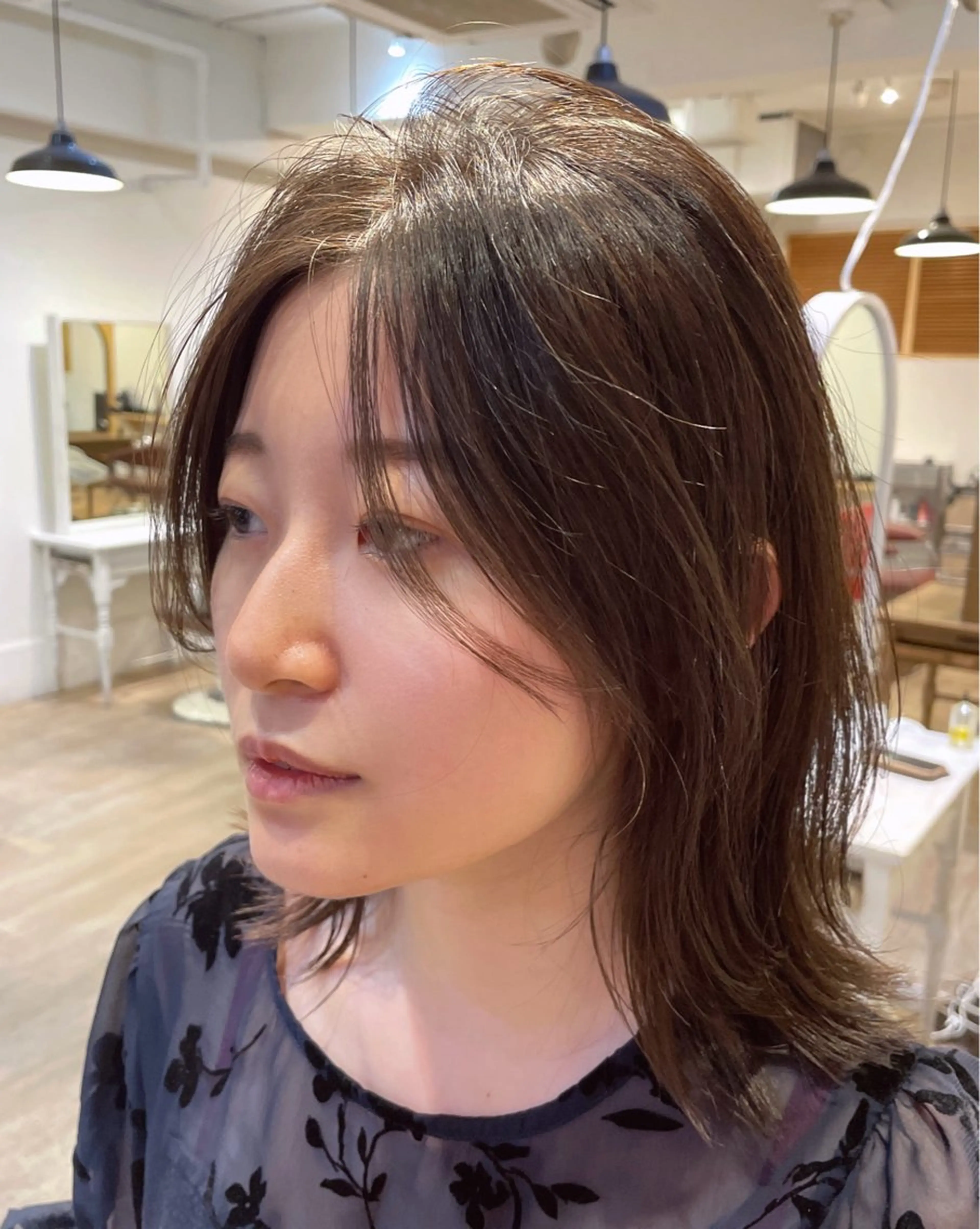 ミディアム カット トリートメント 髪質改善/似合わせ レイヤー/AYUMUのヘアスタイル