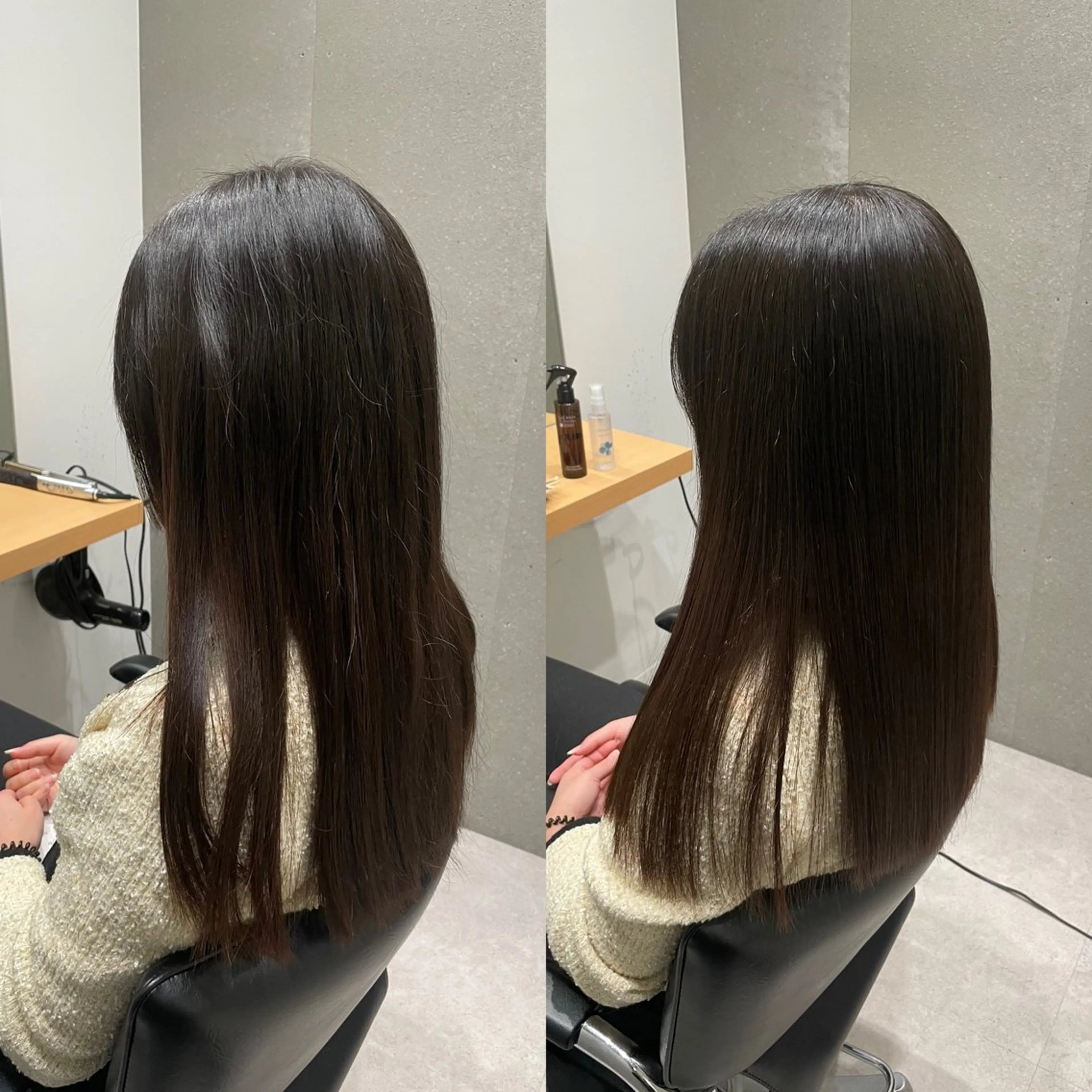 セミロング 髪質改善 トリートメント 髪質改善ヘアケア 艶髪特化/上田のヘアスタイル