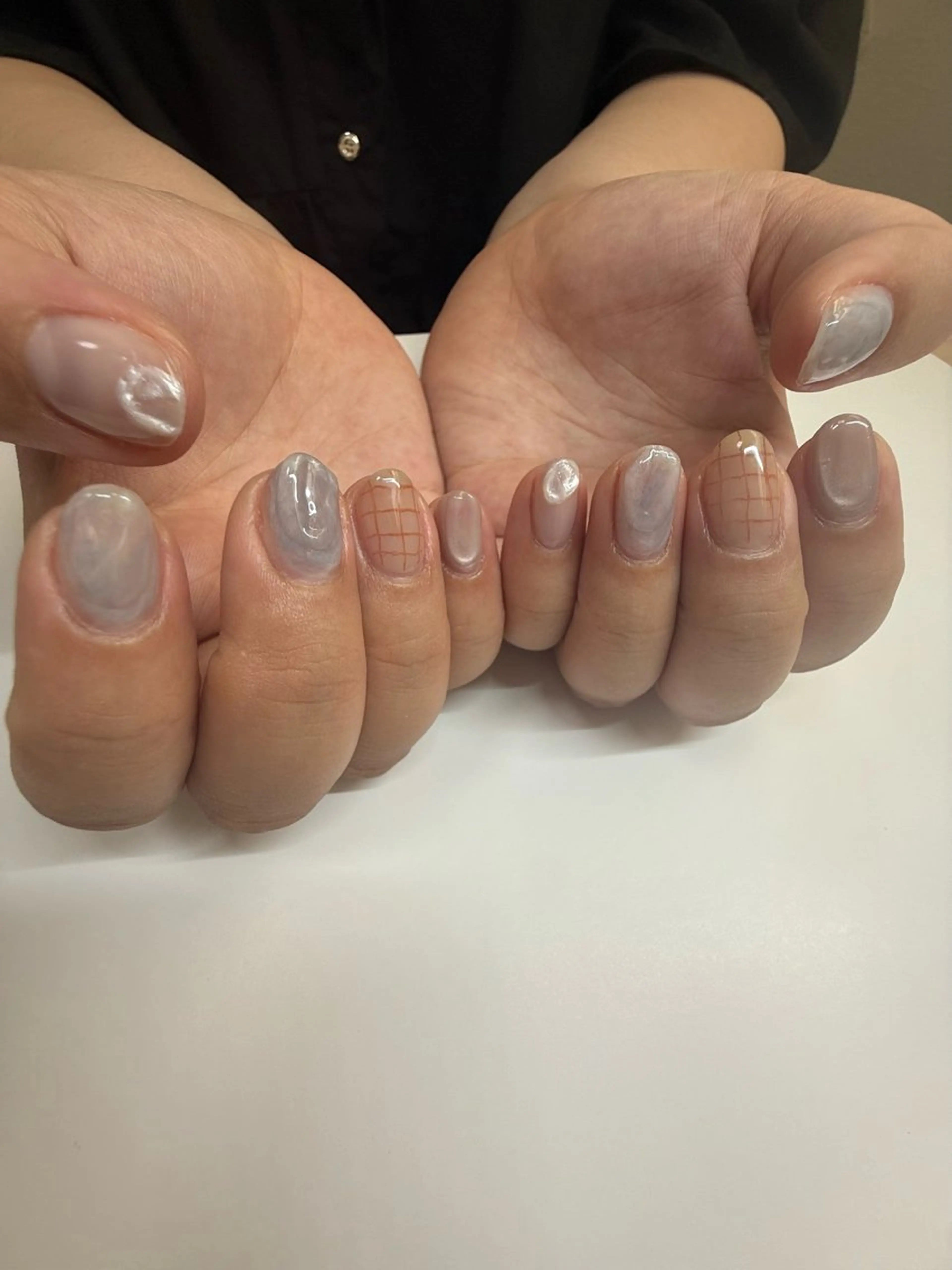 ネイル ニュアンスネイル ハンドネイル .clair 【クレル】のネイルデザイン