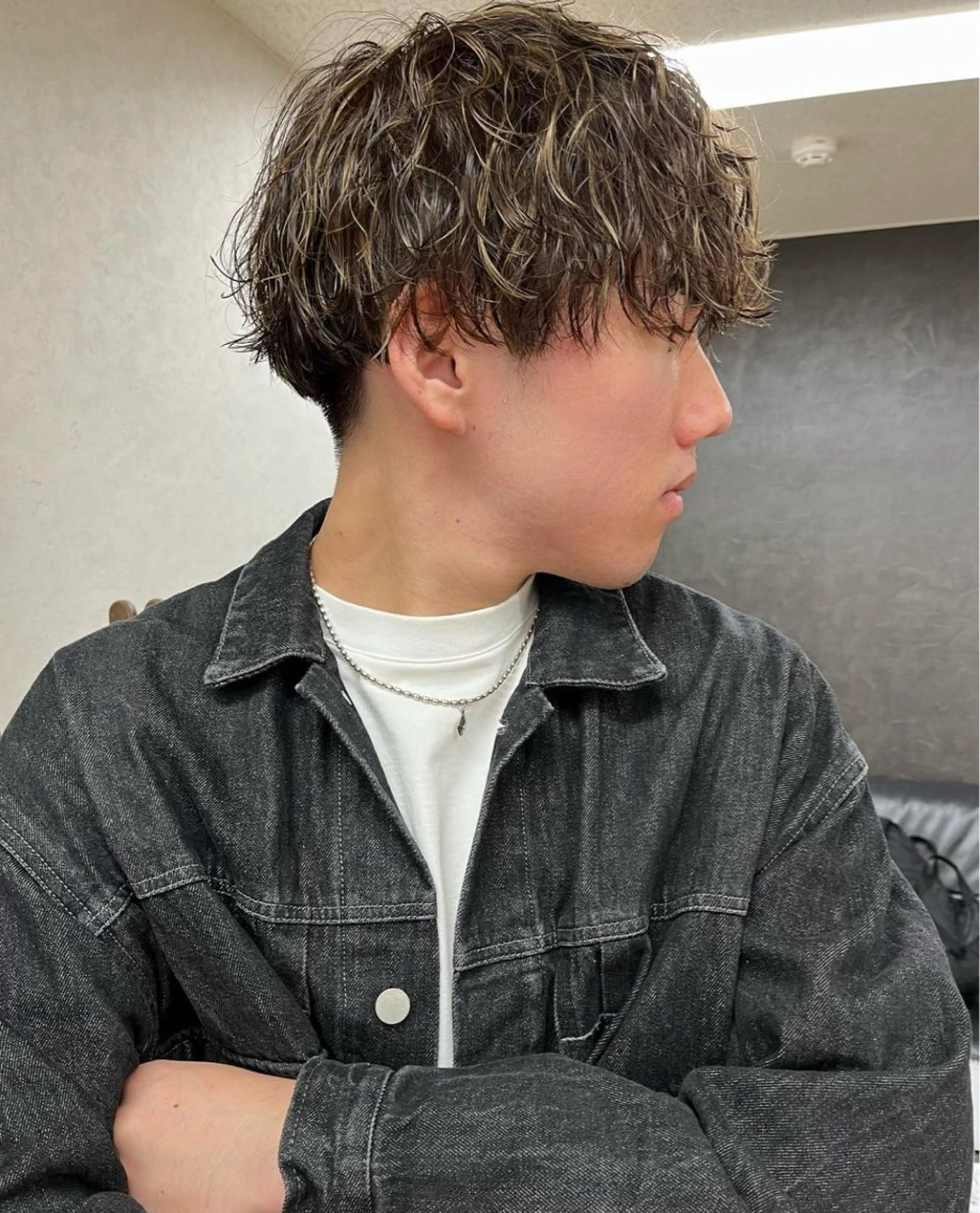 ショート nono/パーマ /顔まわりカット🐈のヘアスタイル