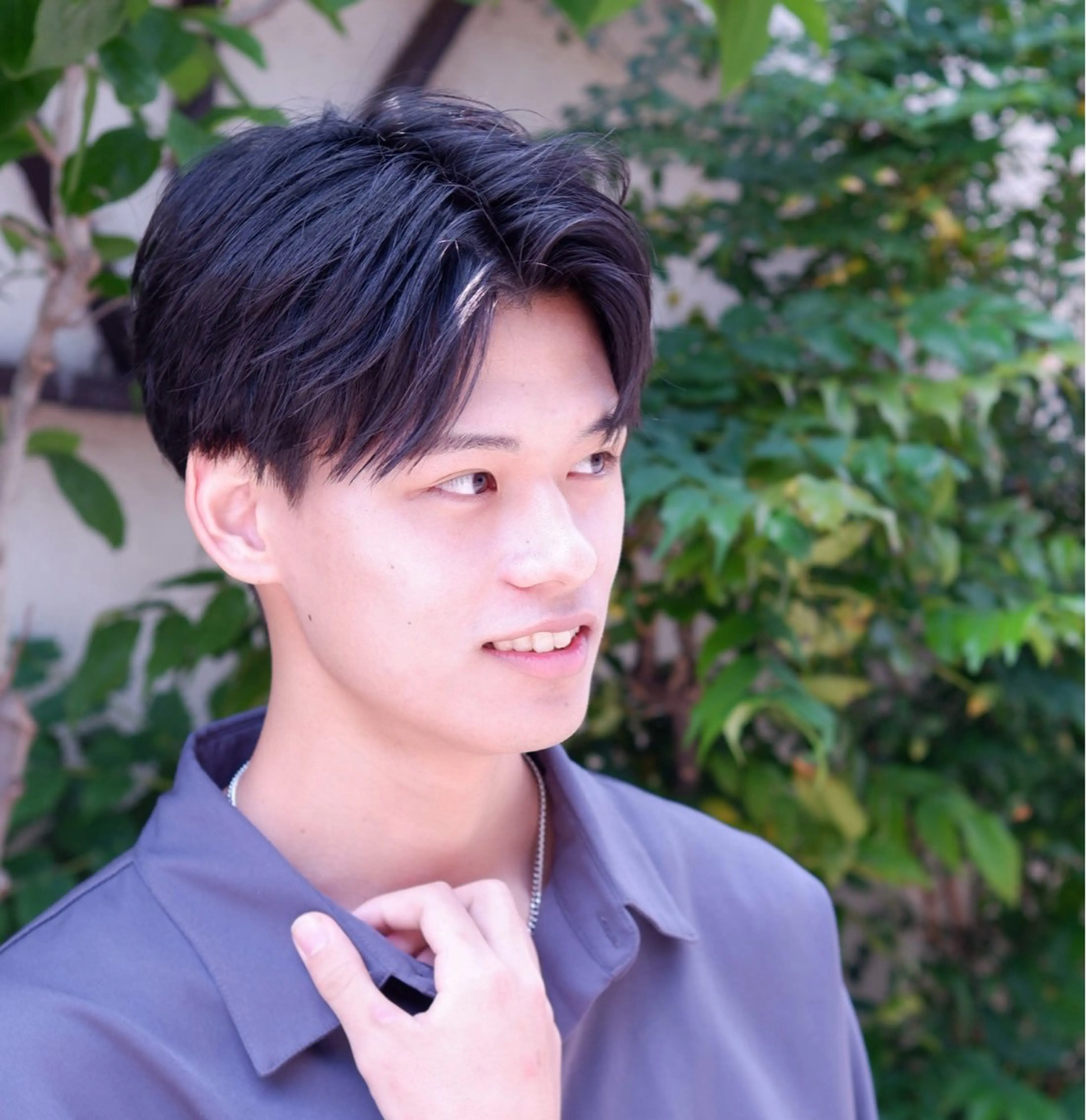 ショート メンズ センターパート ショートヘア カット THE DAY TOKYO men's cut 表参道/青山所属・メンズセンターパート 外人風ヘア/KOTAのヘアスタイル