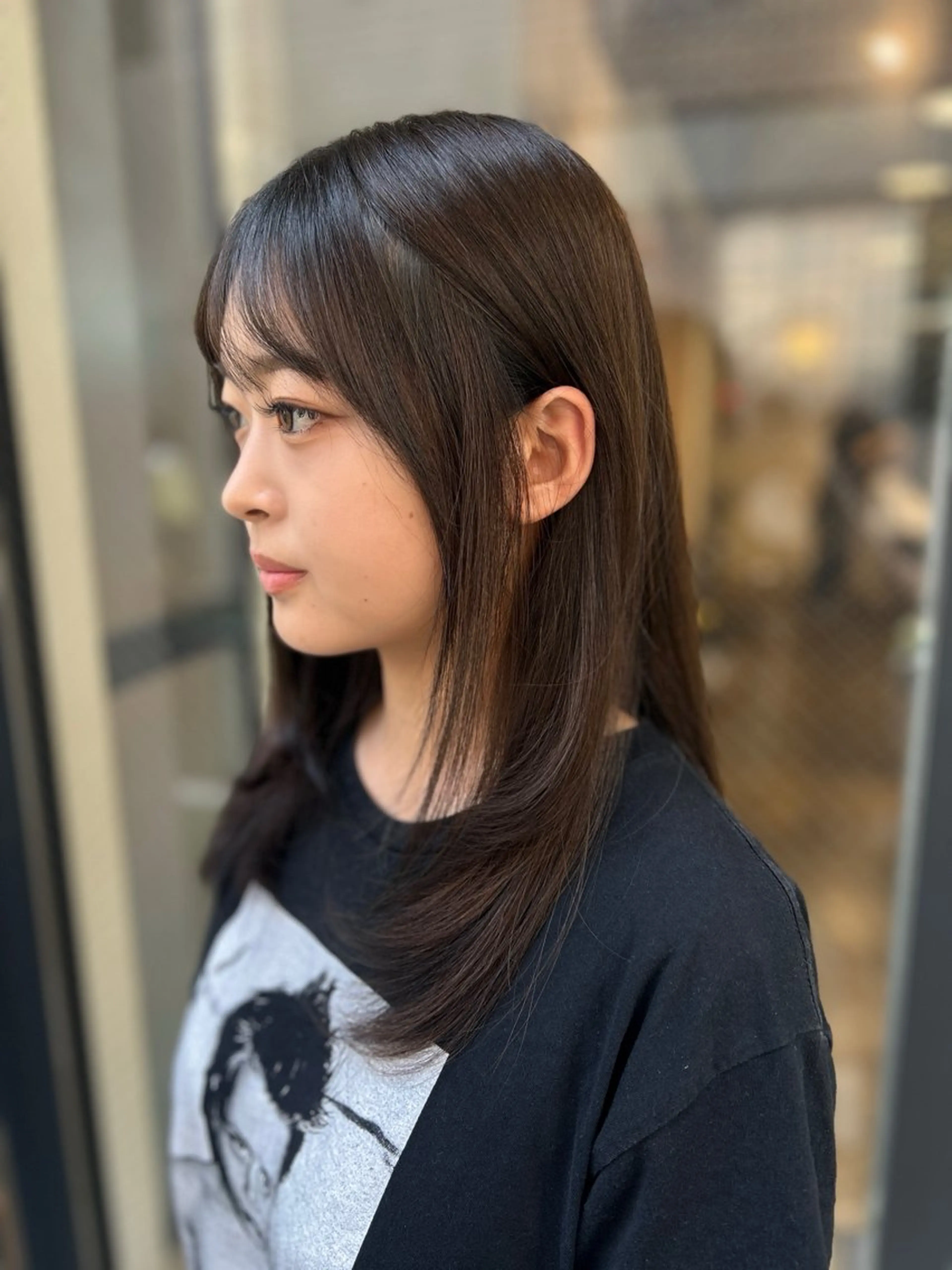 ロング ヘアカラー トリートメント 小此木 環のヘアスタイル