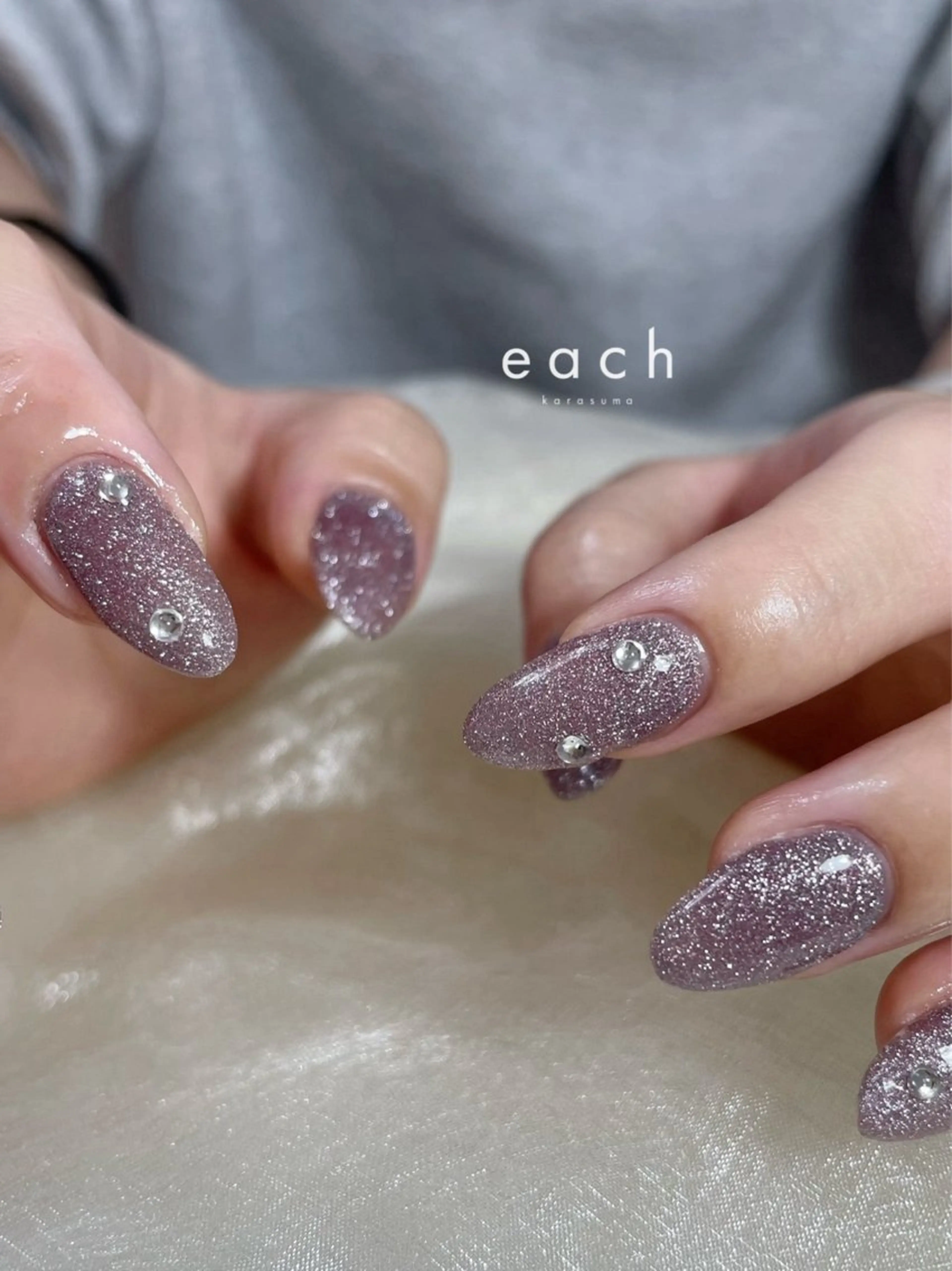 ネイル マグネットネイル each lucaのネイルデザイン