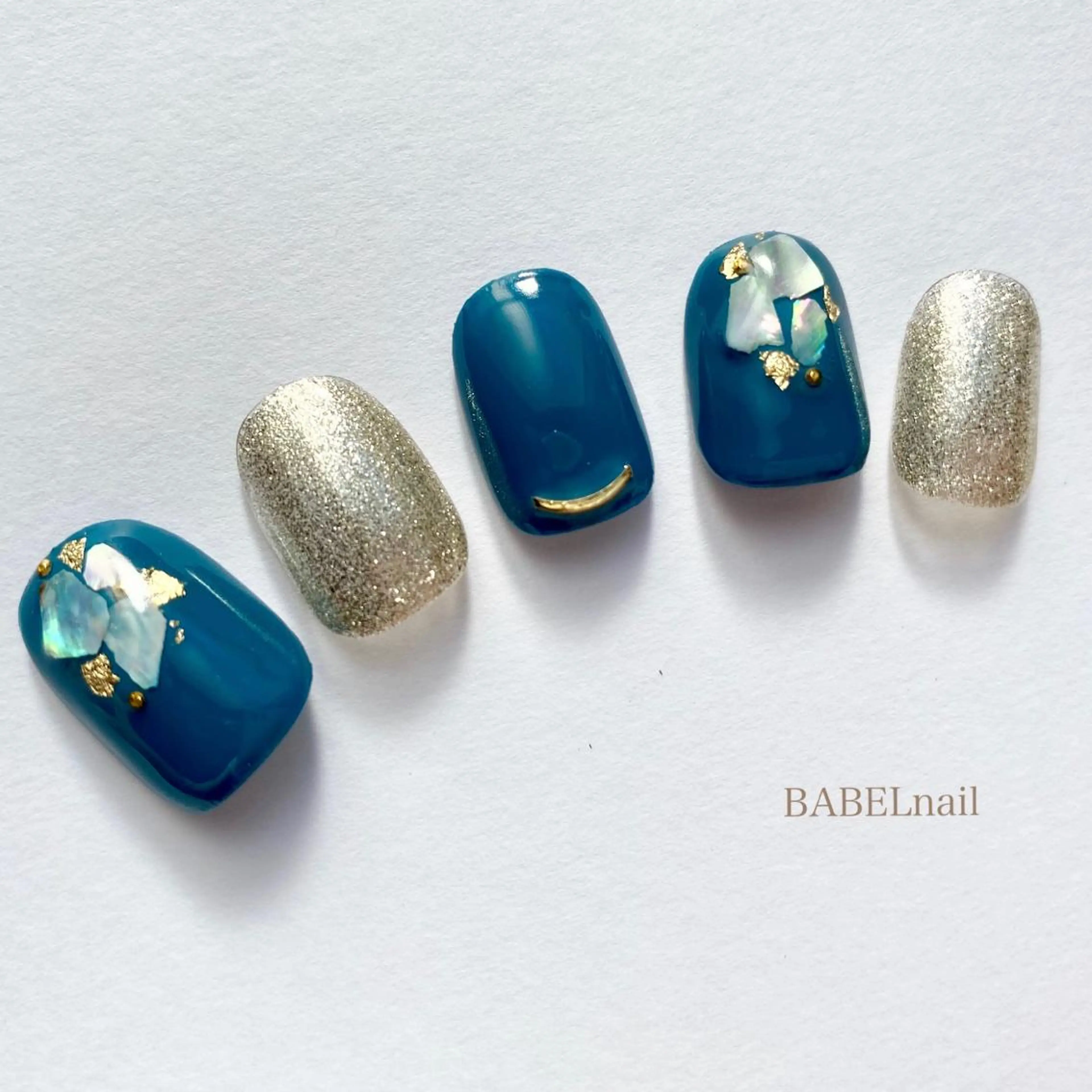 ネイル ハンドネイル BABELバベル所属・江戸川橋✨BABEL 【バベル】大人可愛いのネイルデザイン