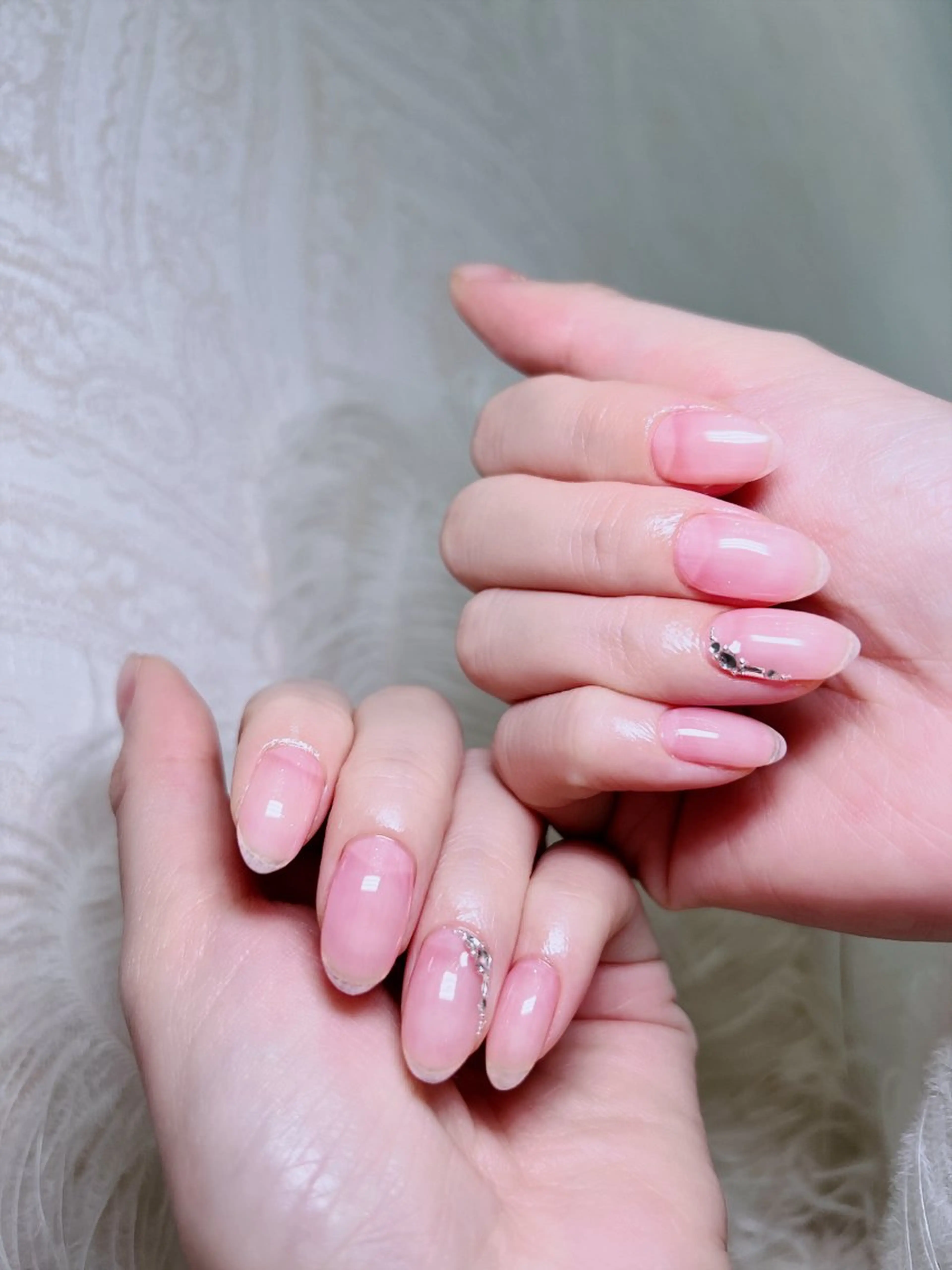 🎀ハンドジェルネイル、ワンカラー2つデザインやり放題🛍️ （自店のジェルオフ無料、丁寧ケア込み）の写真