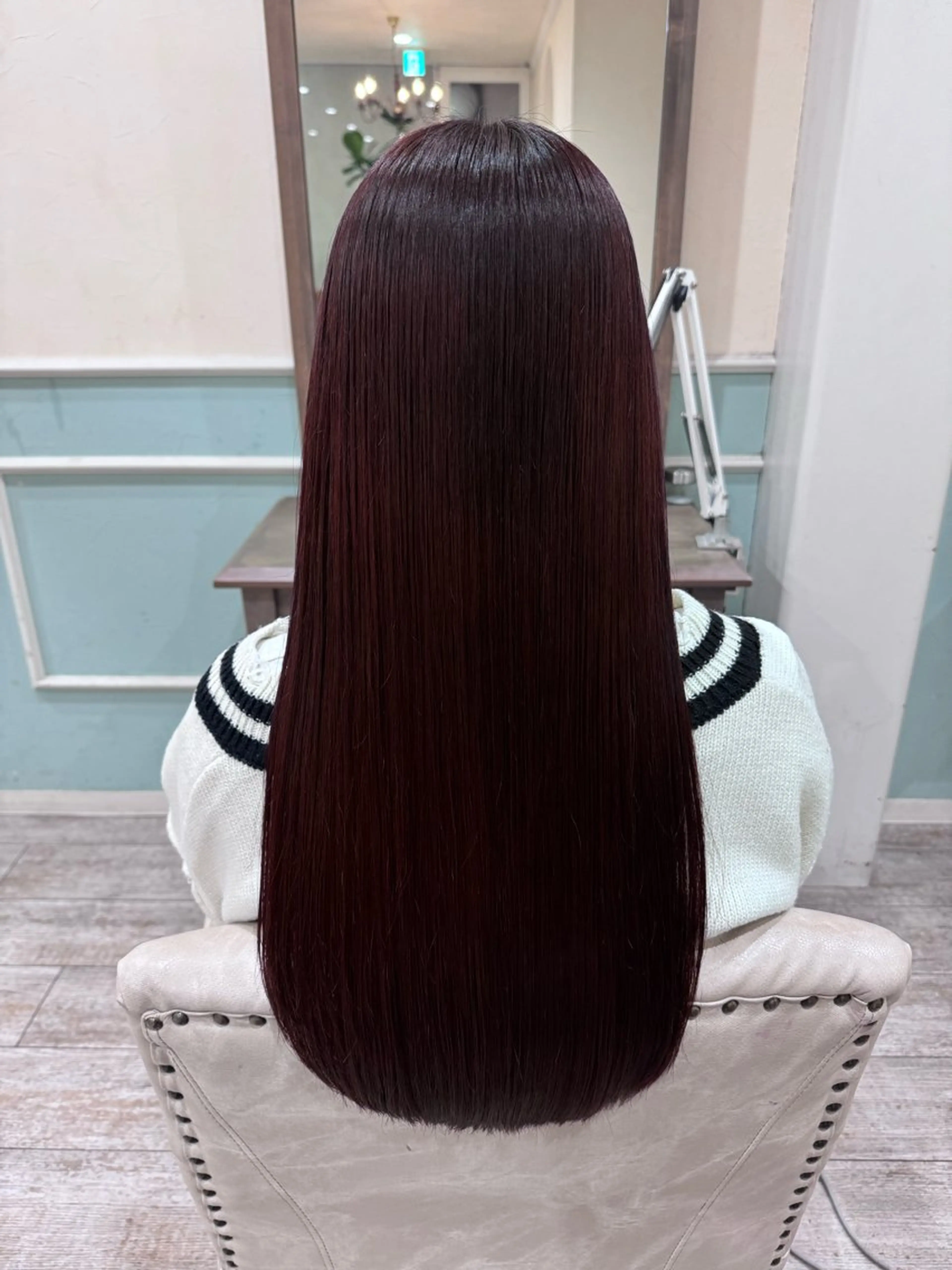 ロング カラー 髪質改善 レイヤーカット トリートメント カット ヘアカラー 縮毛矯正 トリートメント 新越谷noble店長 松本拓也▶◀*.のヘアスタイル