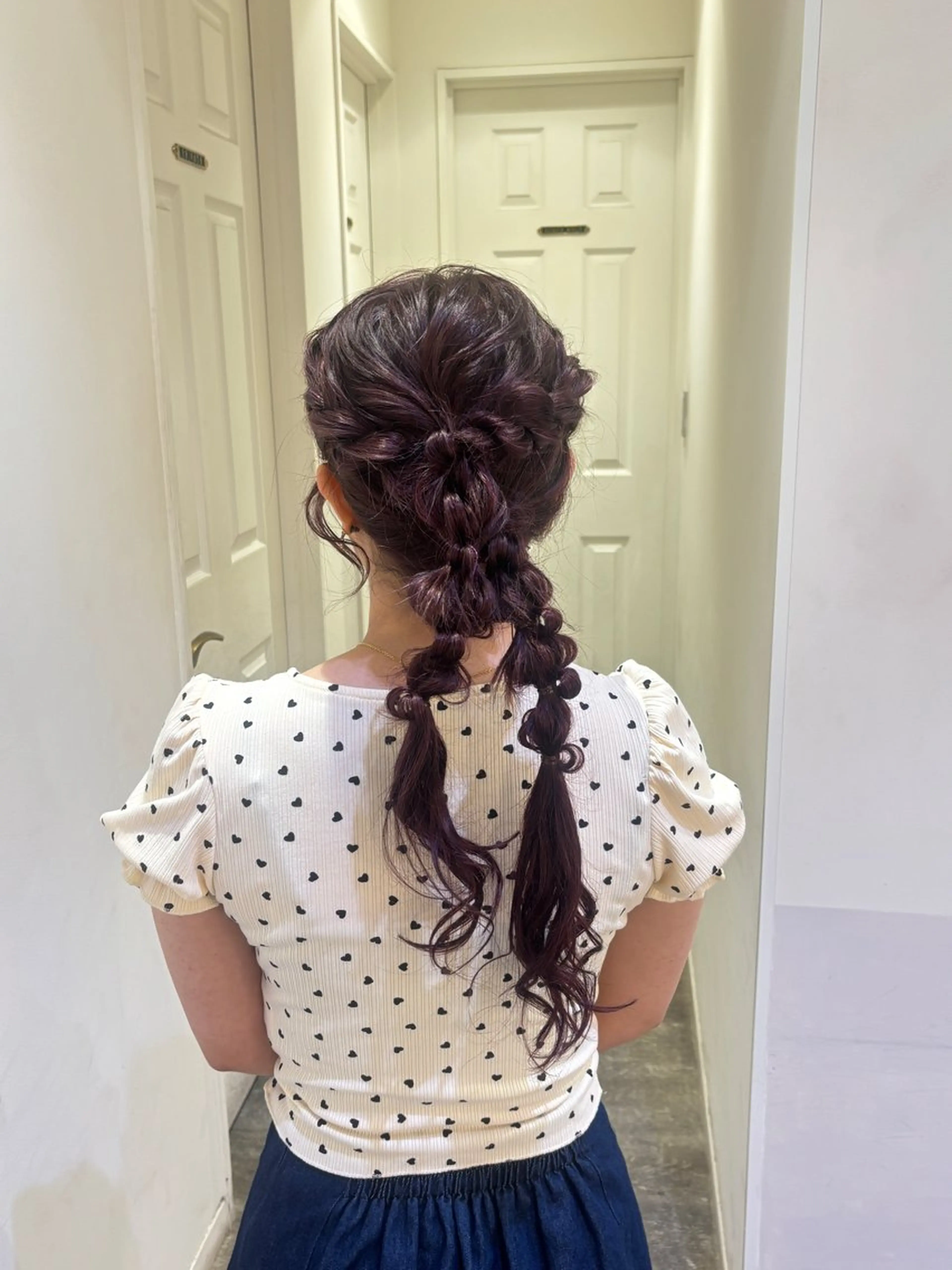 ヘアセット 🍒垢抜けカラー エクステヘアメあずみのヘアスタイル