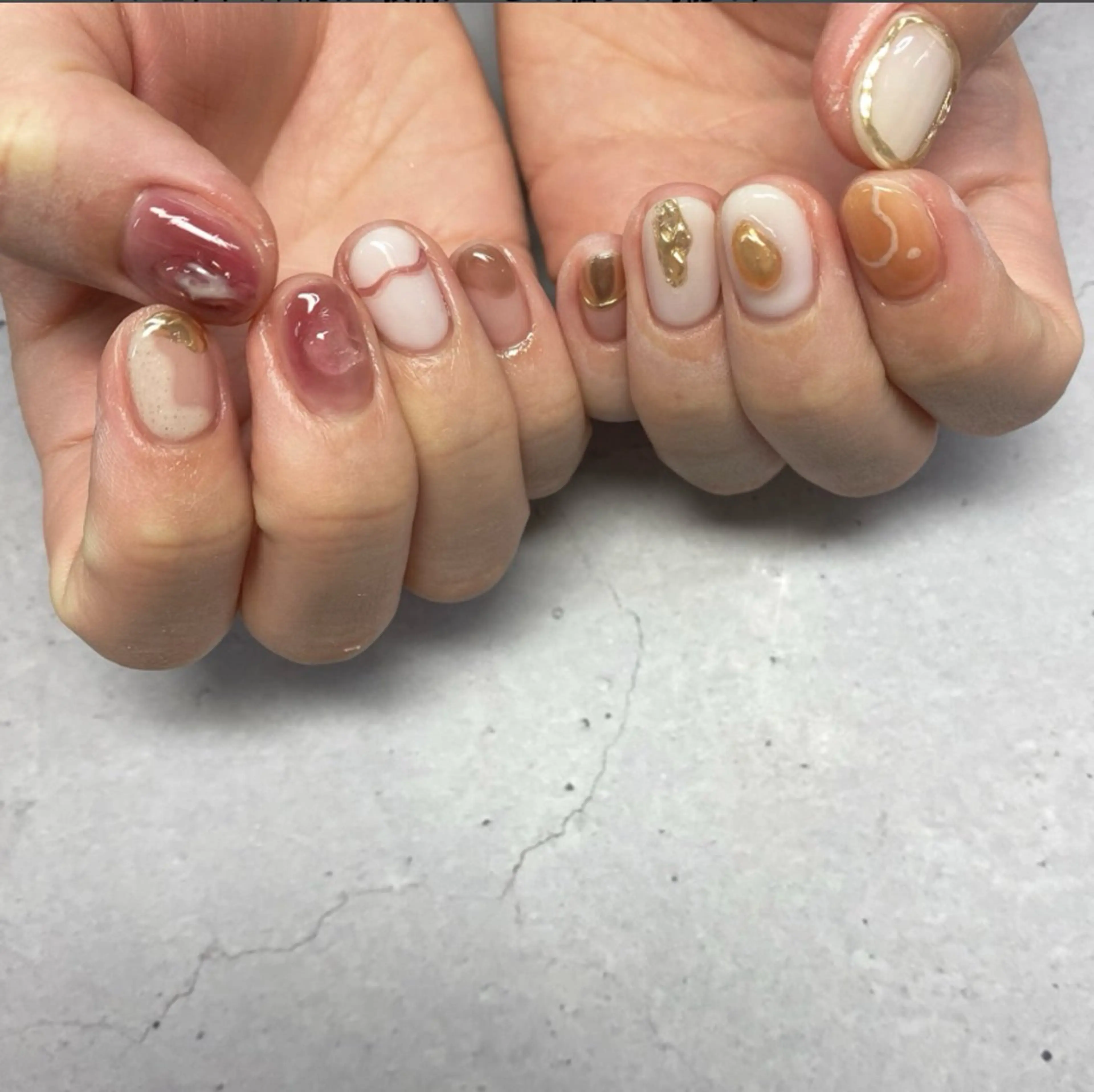 ショート ハンドネイル nailst 高橋のネイルデザイン