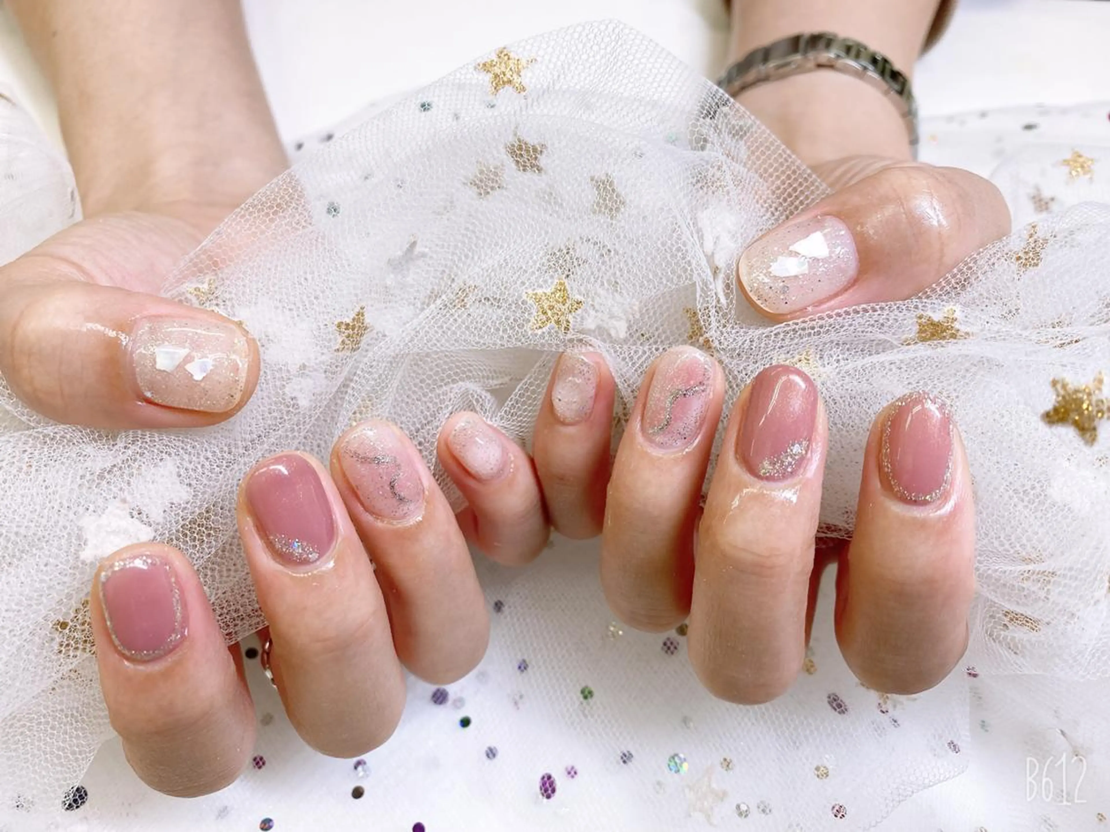 ネイル 🦋ネイルサロン ブラン🌈ゆりのネイルデザイン