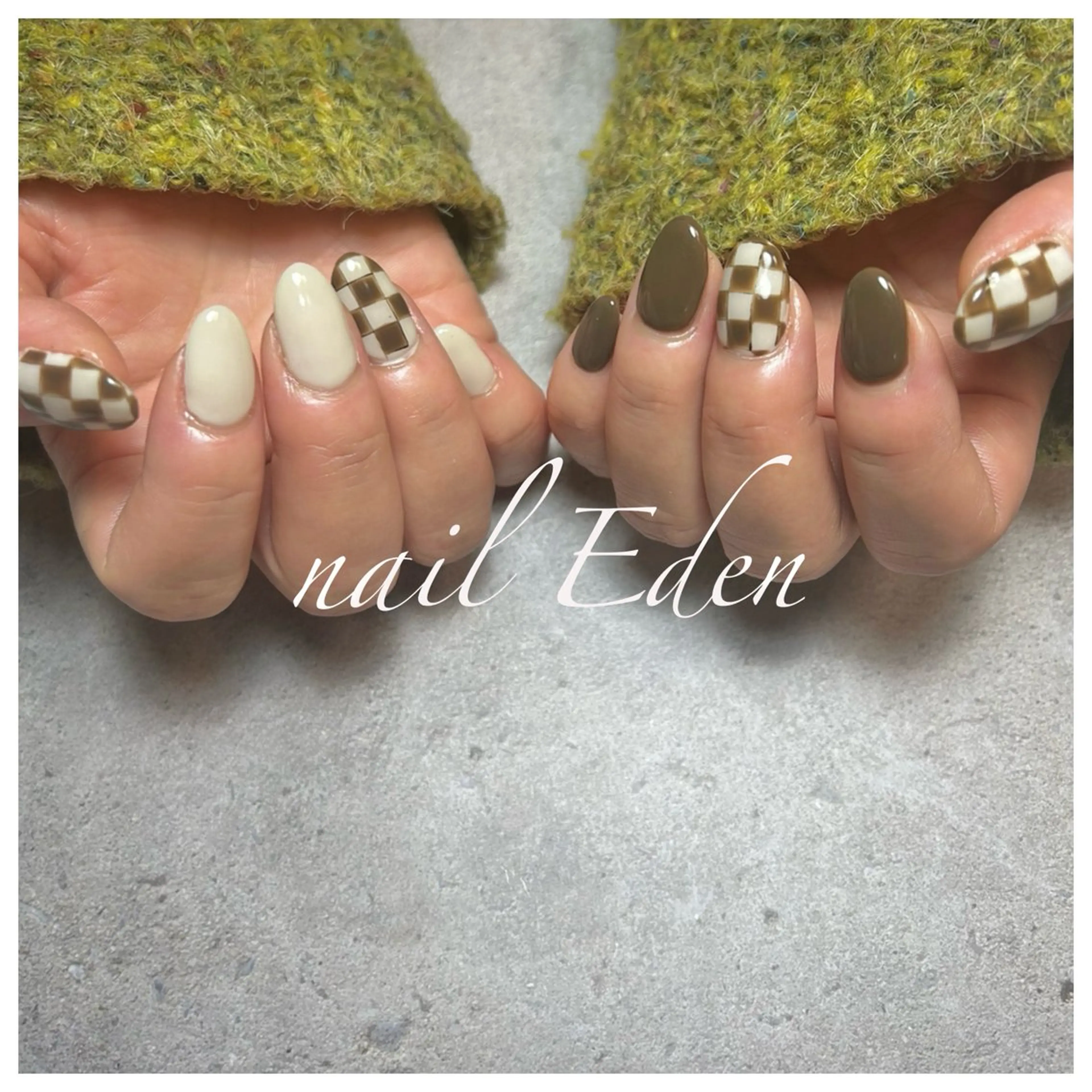 ネイル おそろいネイル 持ち込み Eden　private nail saron所属・Eden ♾️のネイルデザイン