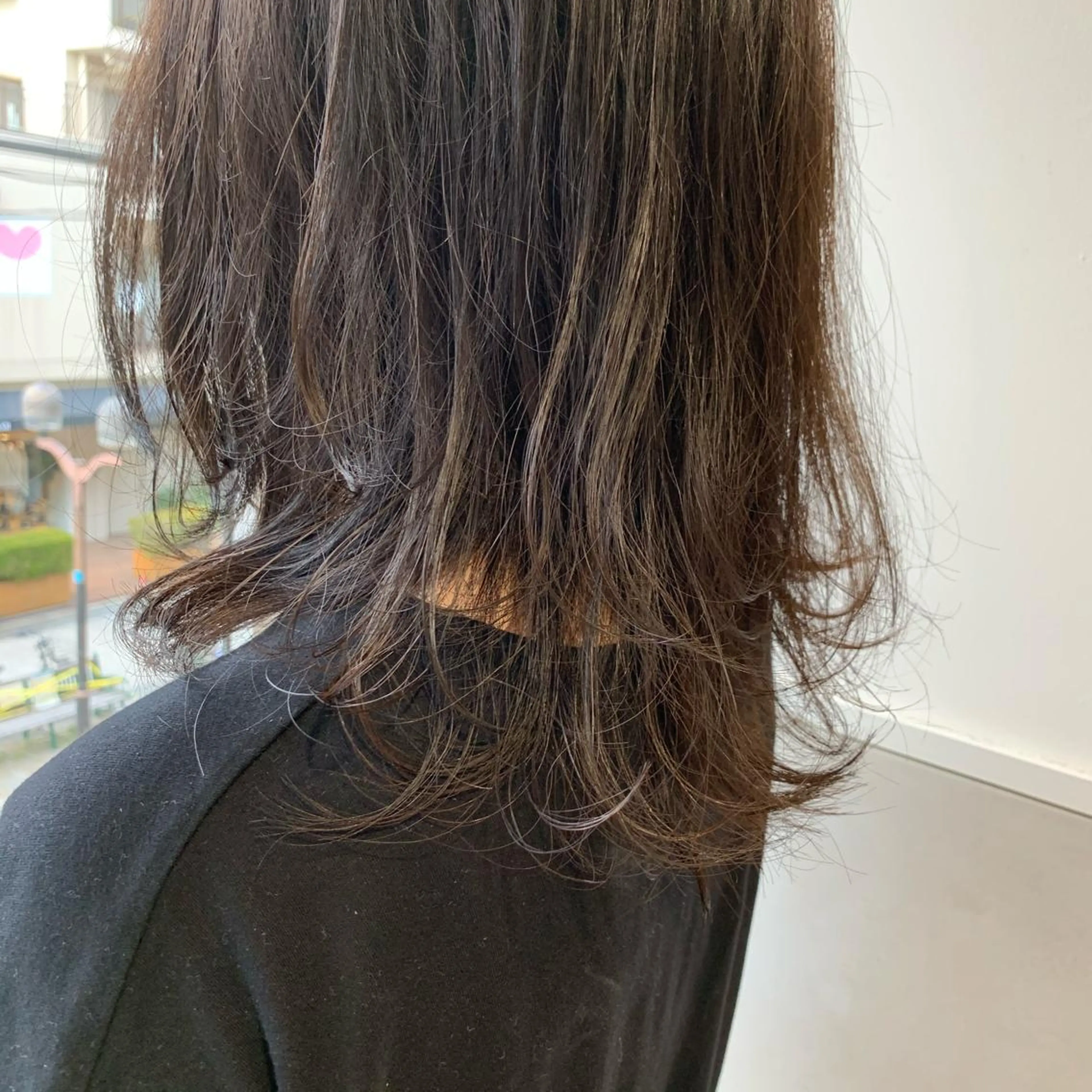 セミロング カラー 髪質改善period.所属・いしかわまい🎀 髪質改善特価サロンのヘアスタイル