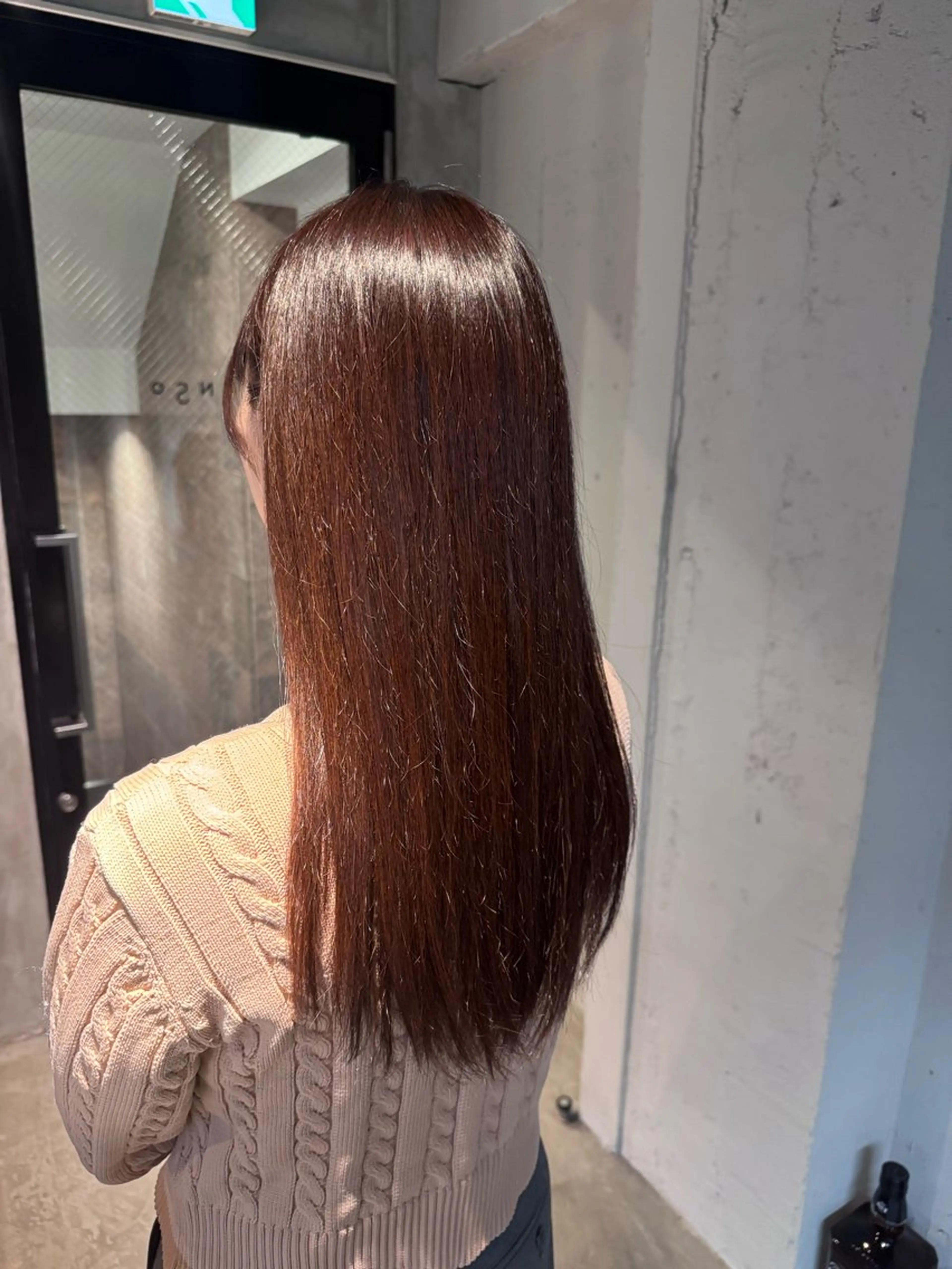 ロング カラー ブラウンカラー 髪質改善 ロング トリートメント 酸性ストレート カット ヘアカラー トリートメント 艶髪/髪質改善/ MONSO山本のヘアスタイル