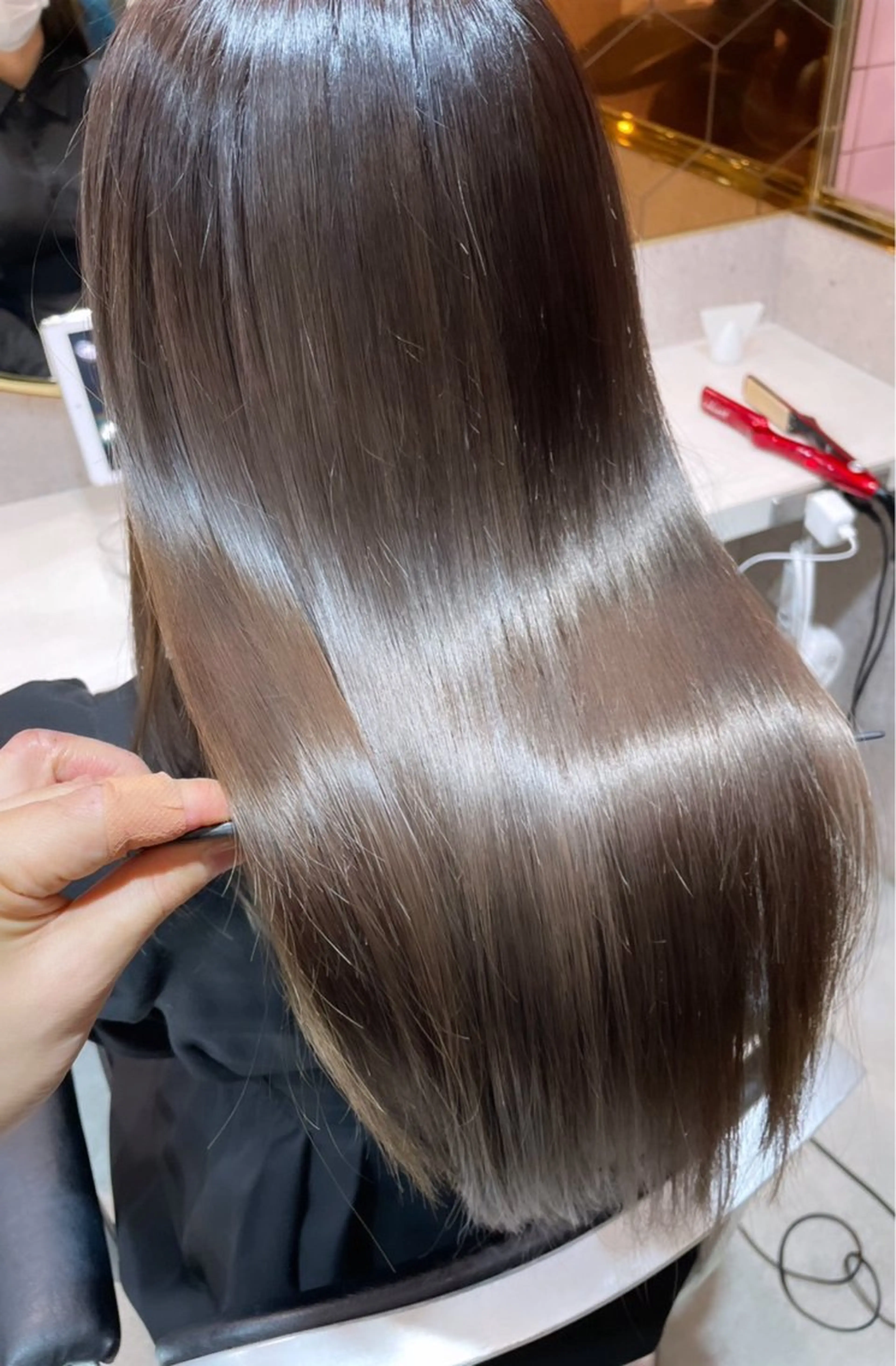 【1番人気🏆】カット+プレミアムケアカラー+髪質改善シンデレラTRの写真