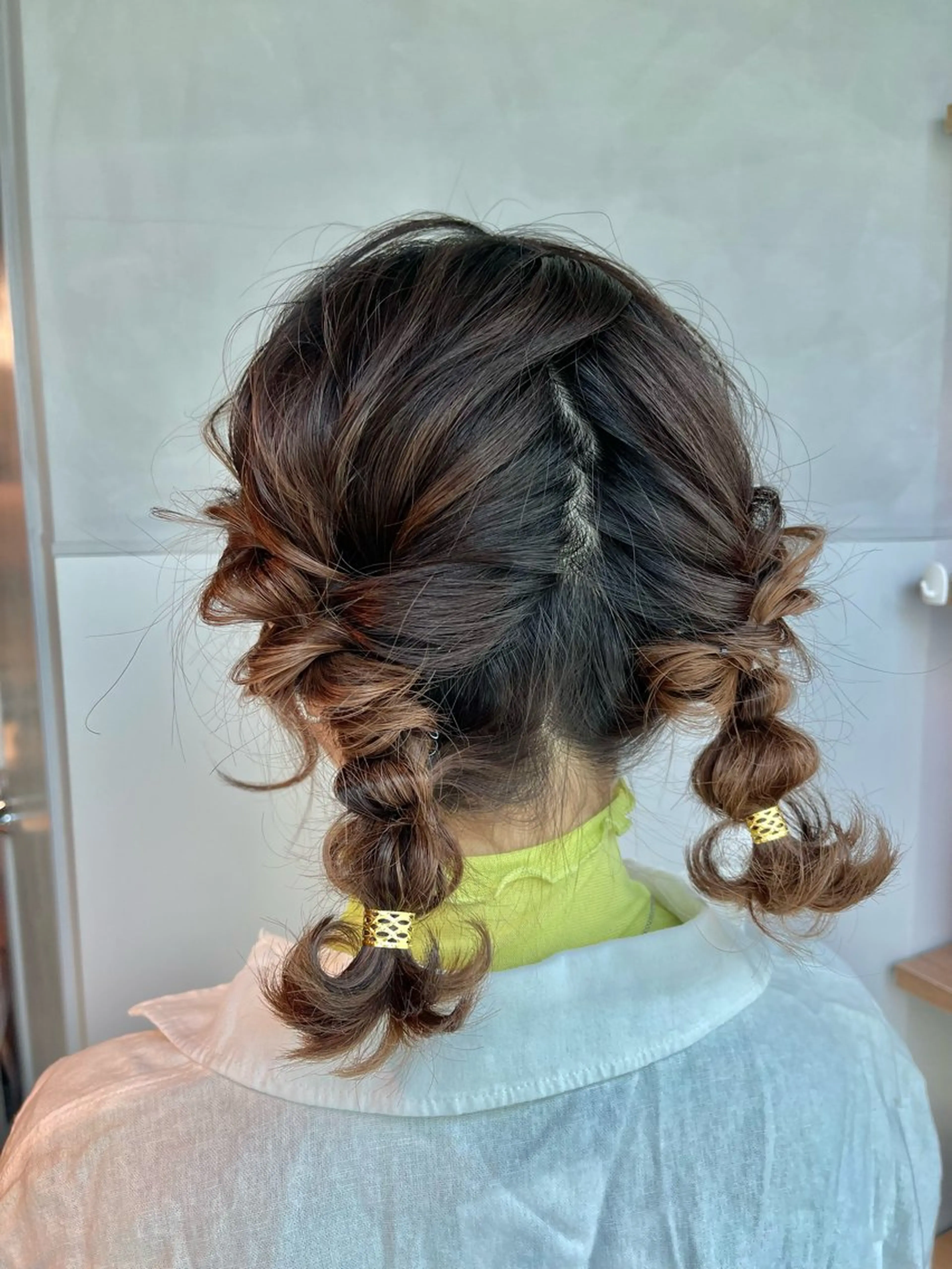 ヘアアレンジ 結婚式・ブライダル デート 卒業式のヘアスタイル charm《銀座》 ヘアセット/縮毛矯正のヘアスタイル