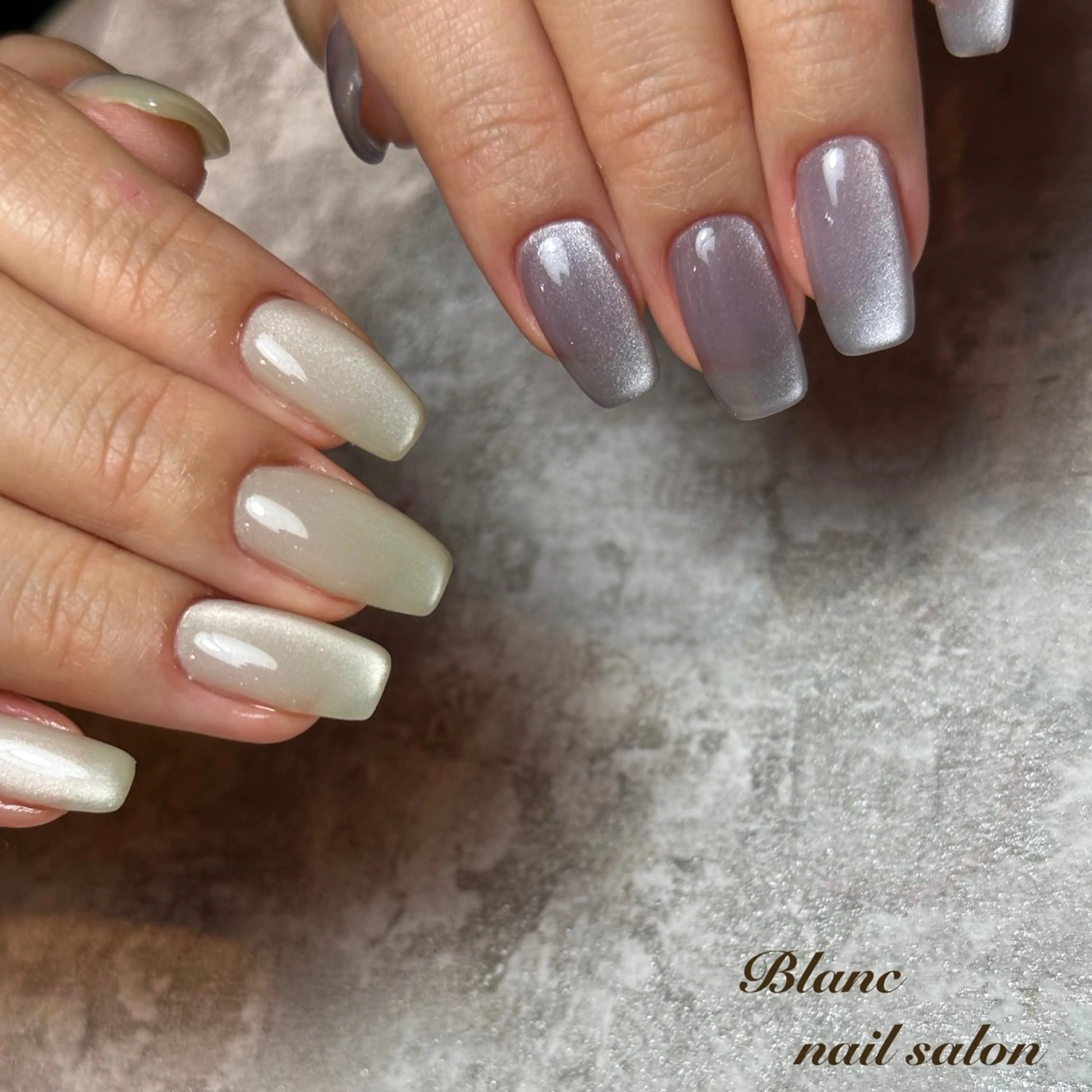 ネイル マグネットネイル Blanc ブランのネイルデザイン