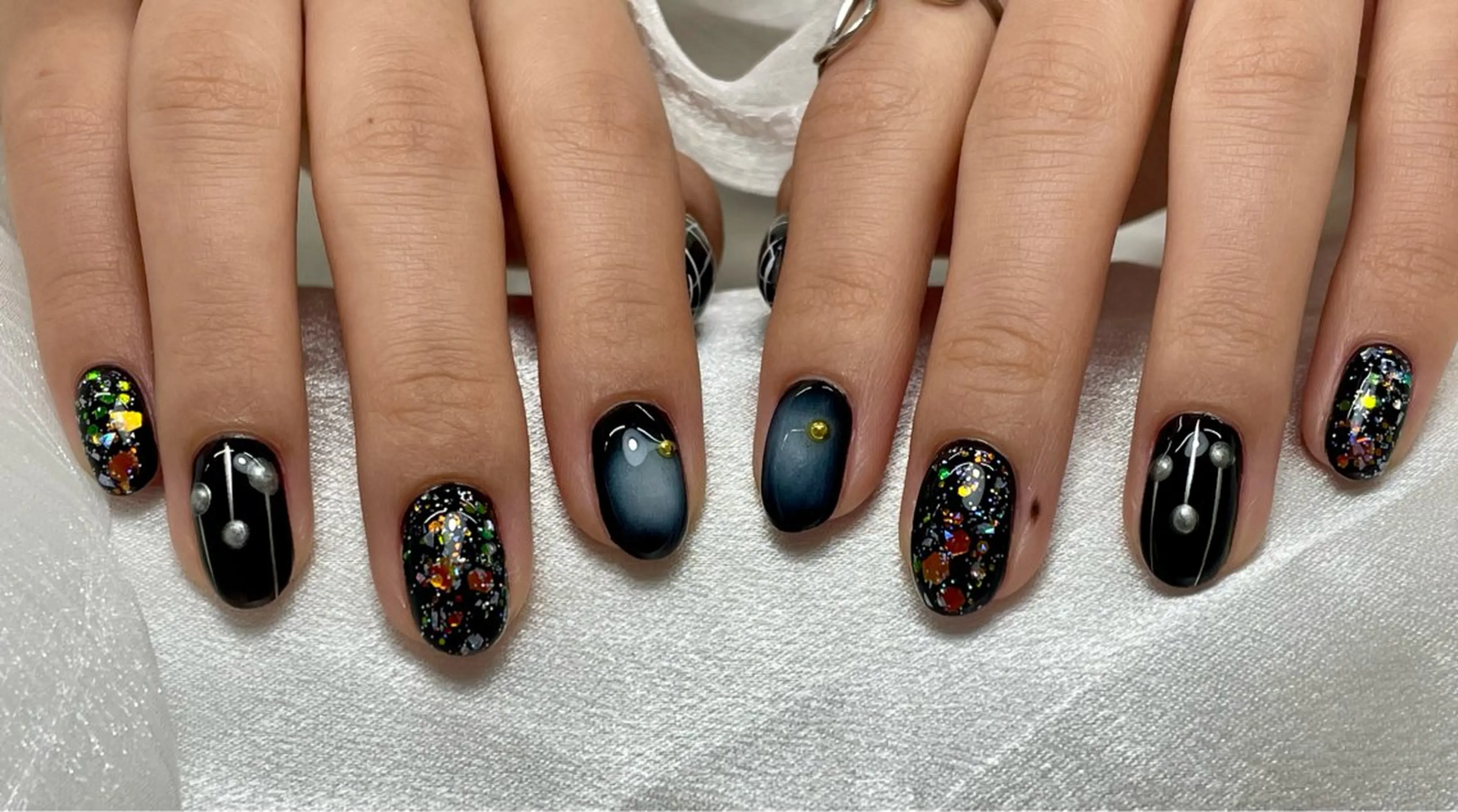 ネイル 持ち込み 夏 目のネイルデザイン