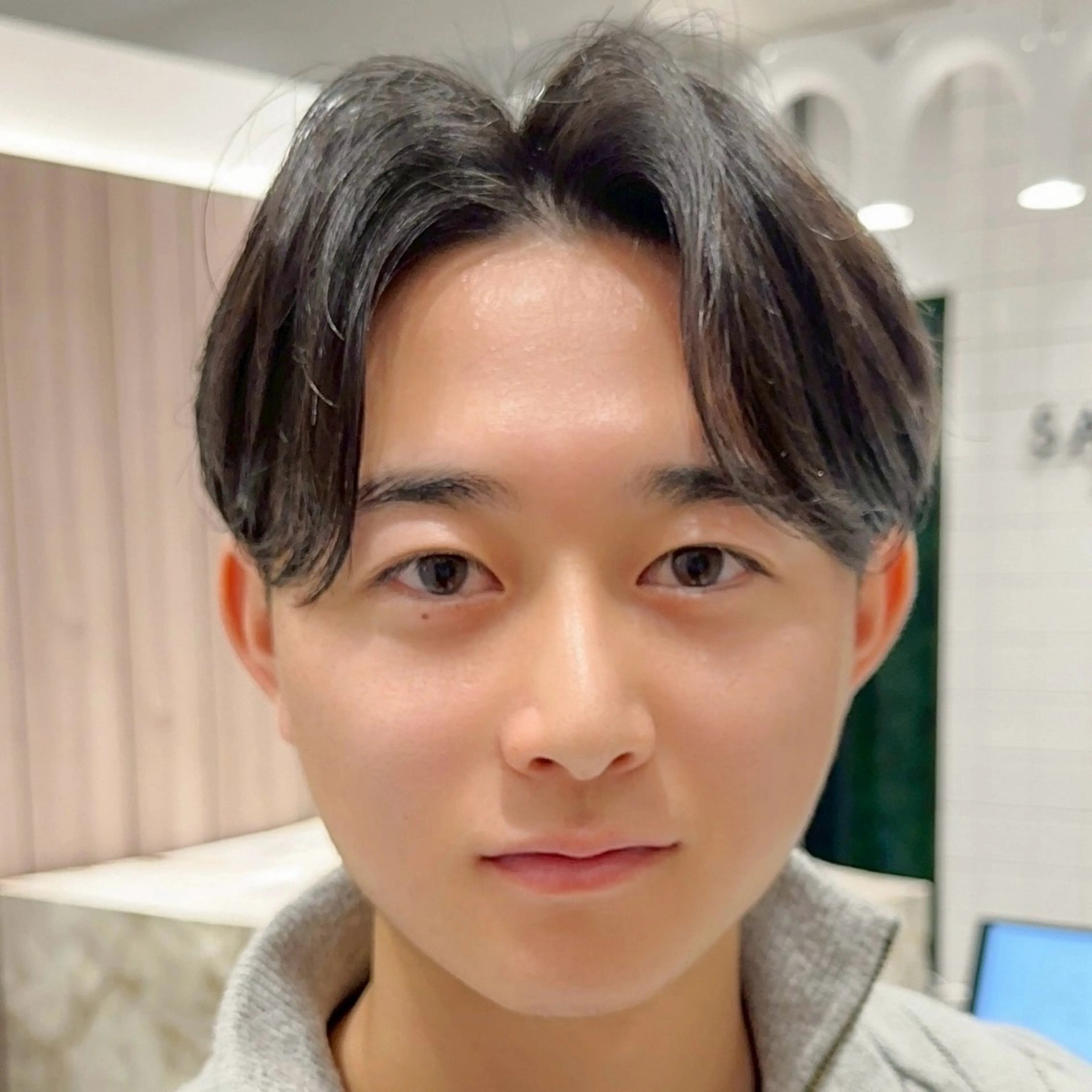 メンズ センターパート メンズ韓国風 韓国マッシュ マッシュ メンズパーマ カット yori所属・メンズパーマ/メンズ カット/たばたよしきのヘアスタイル