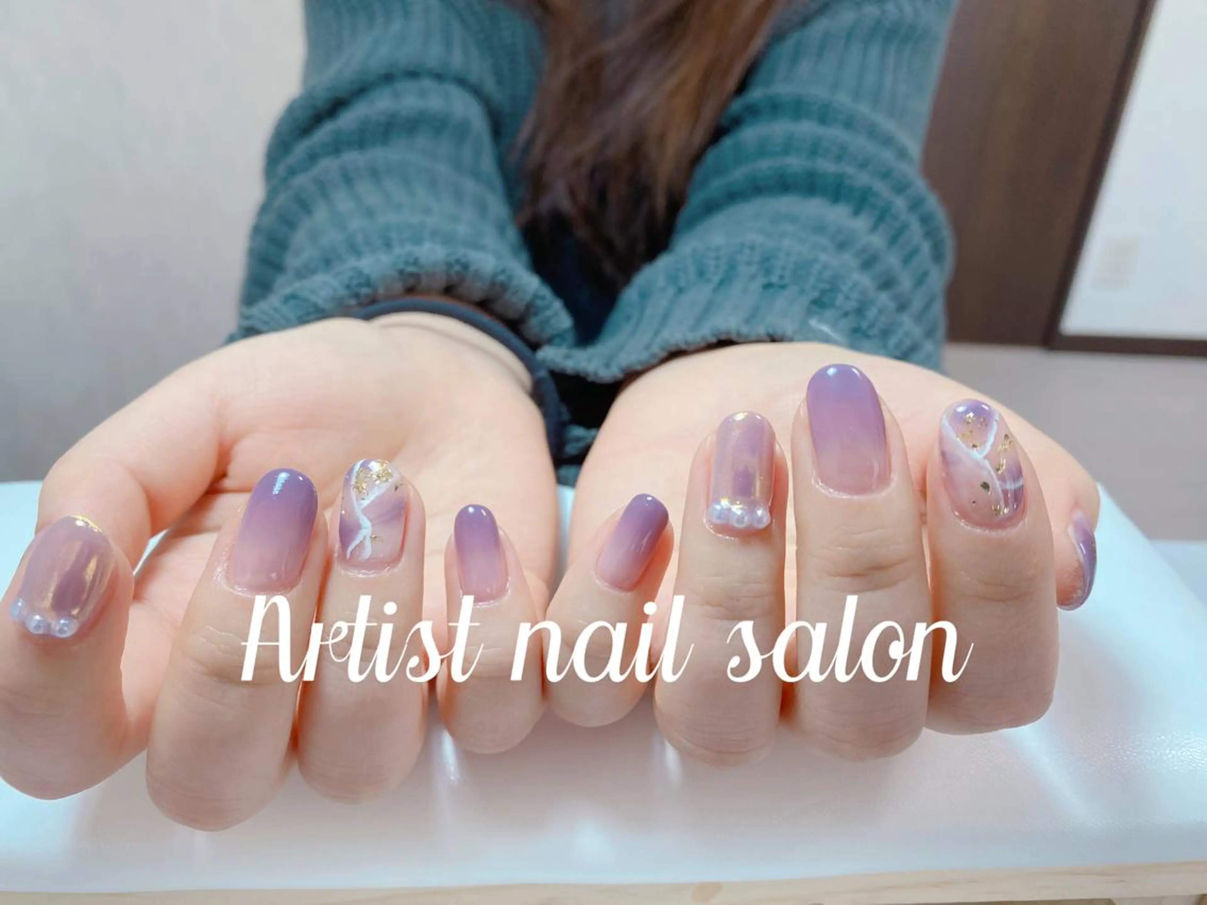 ネイル 持ち込み ハンドネイル ハンドケア 小林 凛のネイルデザイン