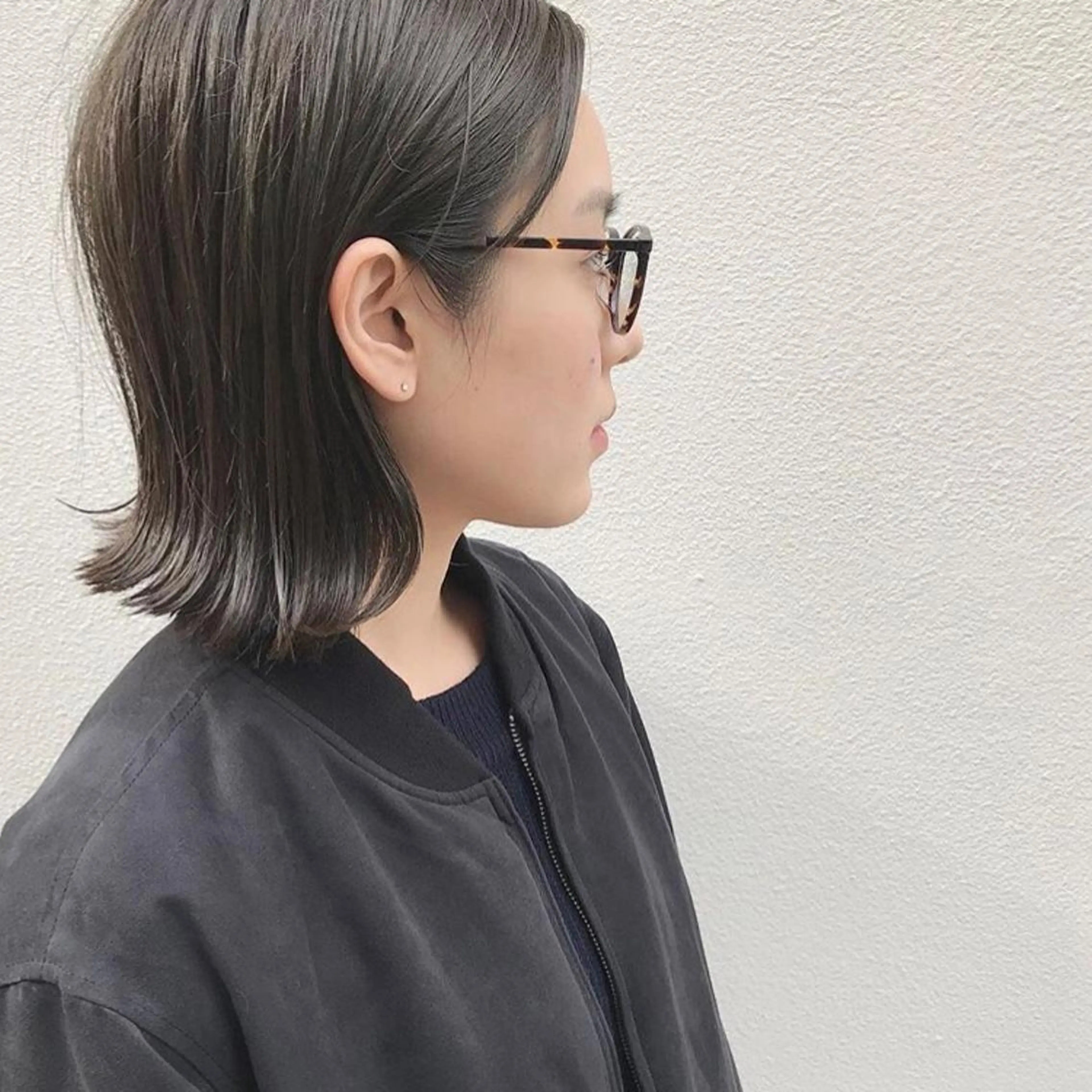 ミディアム カラー カット ヘアカラー トリートメント 下北沢 soiのヘアスタイル