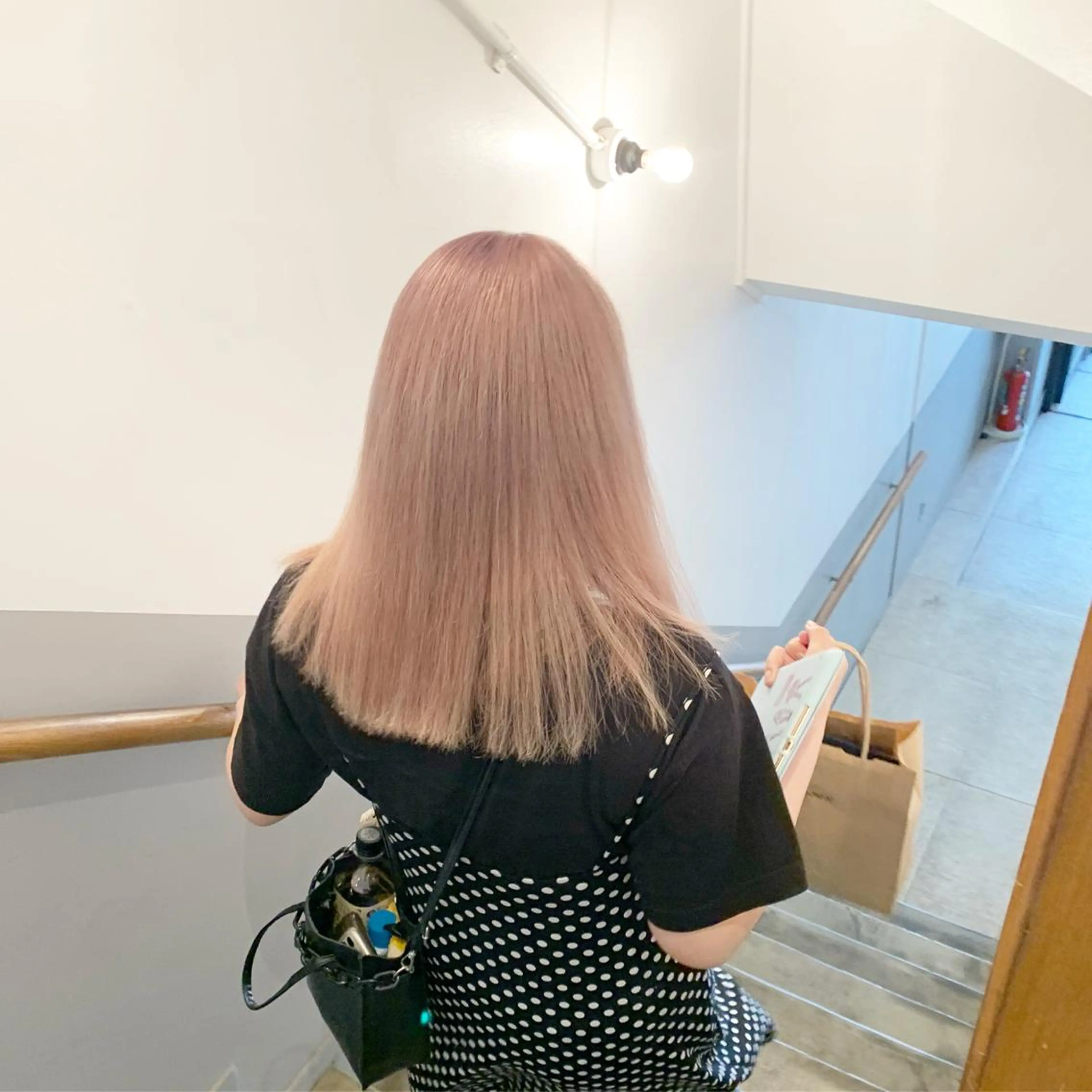 セミロング カラー ヘアアレンジ 🎀暖色カラー🎀 ♡yurika♡のヘアスタイル