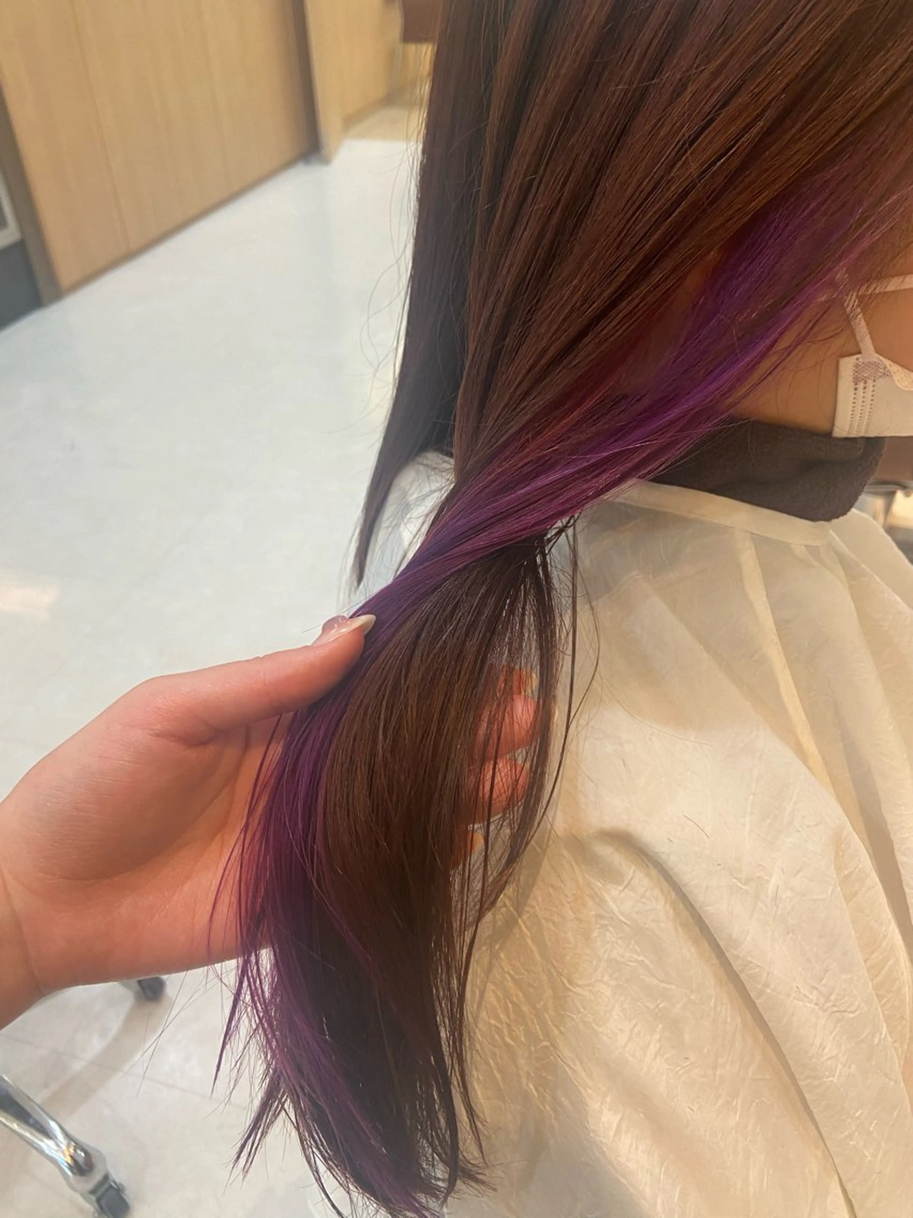 【迷ったらコチラ💁‍♀️】クリエイトカット+ダメージレスカラー+うる艶トリートメント【ロング料金なし✨】の写真