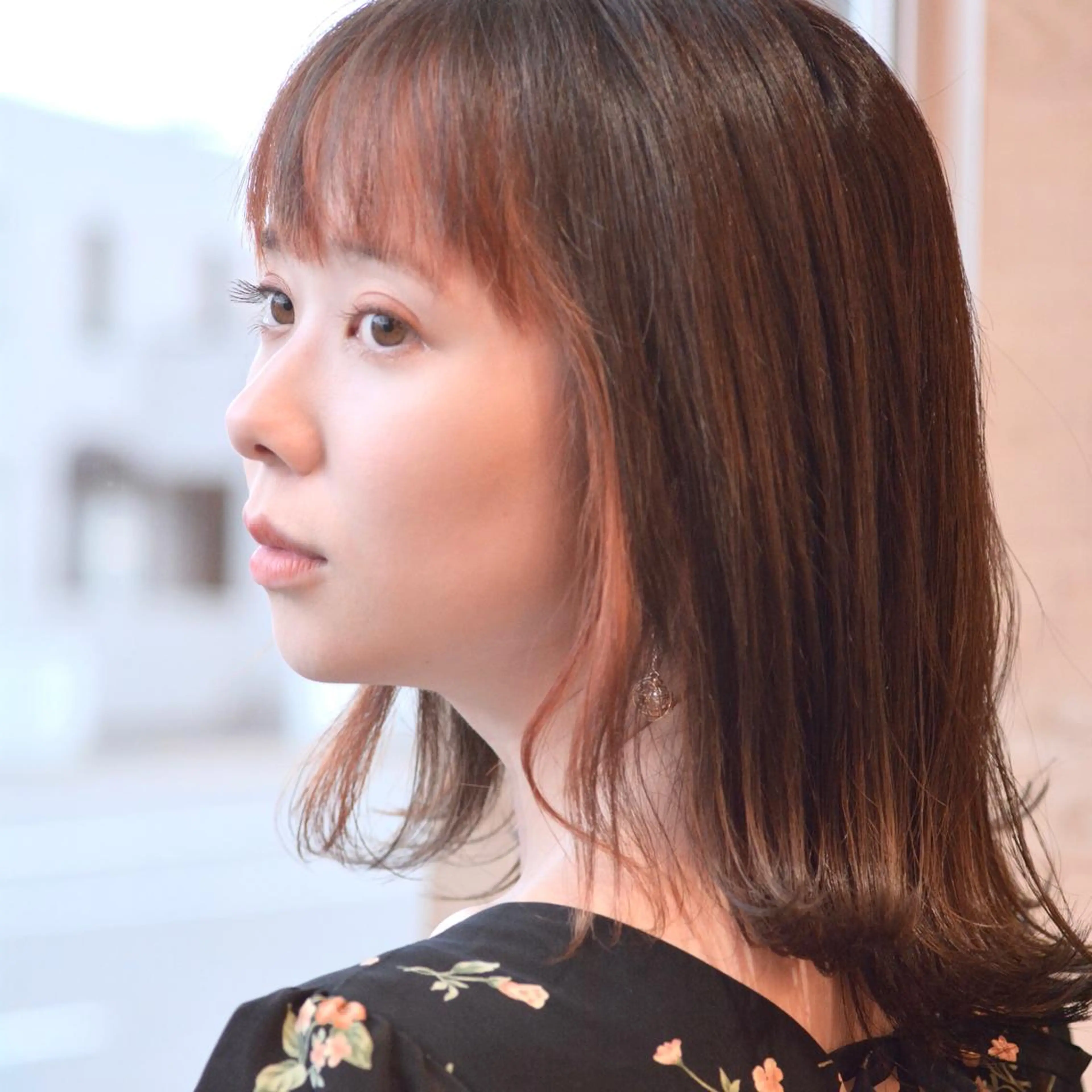 ミディアム カラー ミストバング 外ハネヘア Hair salon   Dulce oro所属・石川 友美のその他イメージ