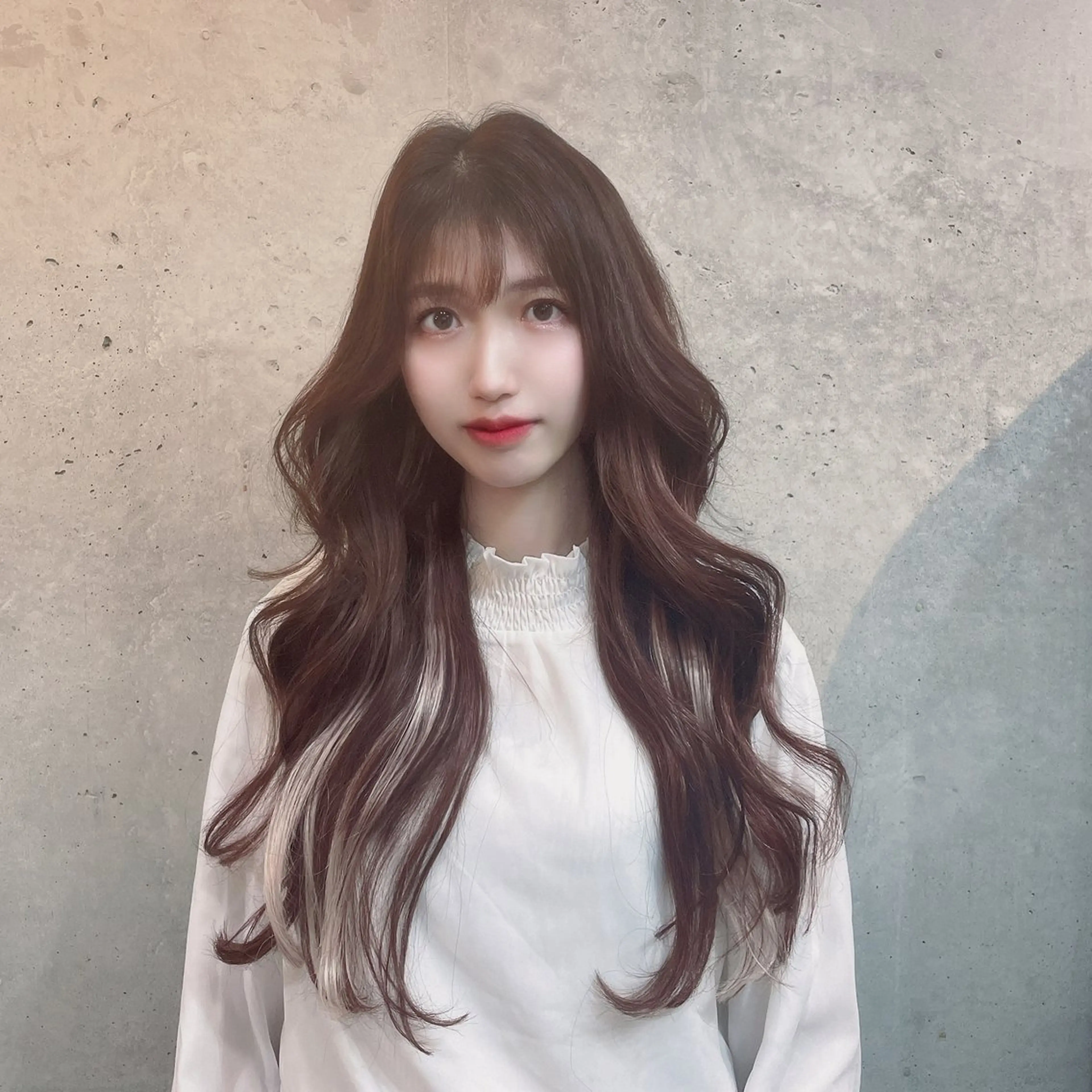 ロング NUUK所属・たけうち みずきのヘアスタイル